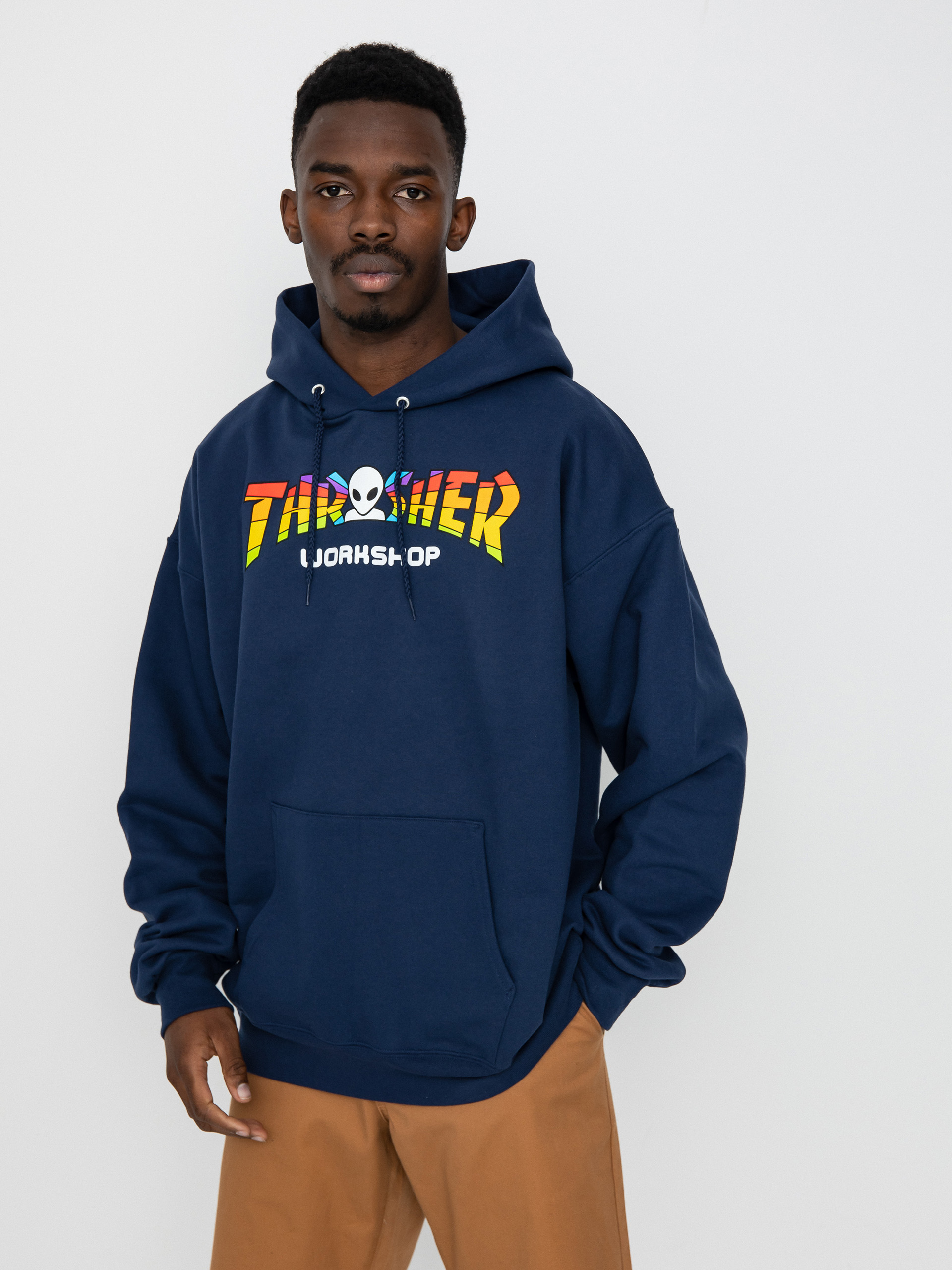 Thrasher X Alien Workshop Spectrum HD Hoodie (navy)