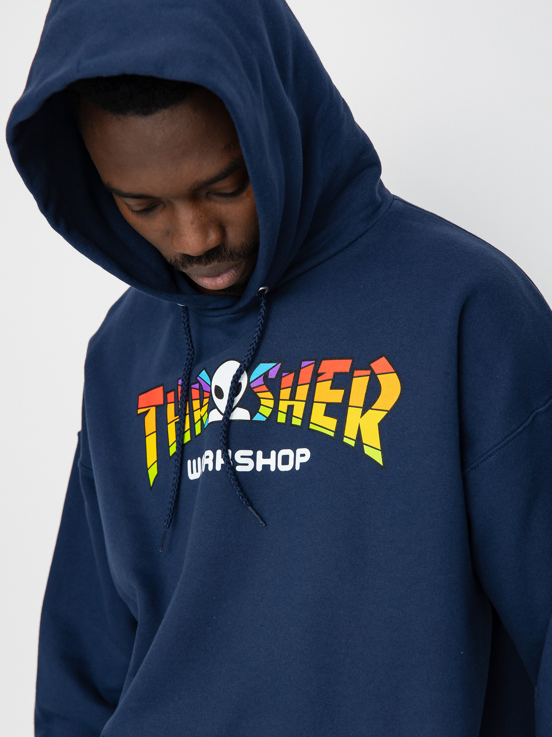 Thrasher X Alien Workshop Spectrum HD Hoodie (navy)