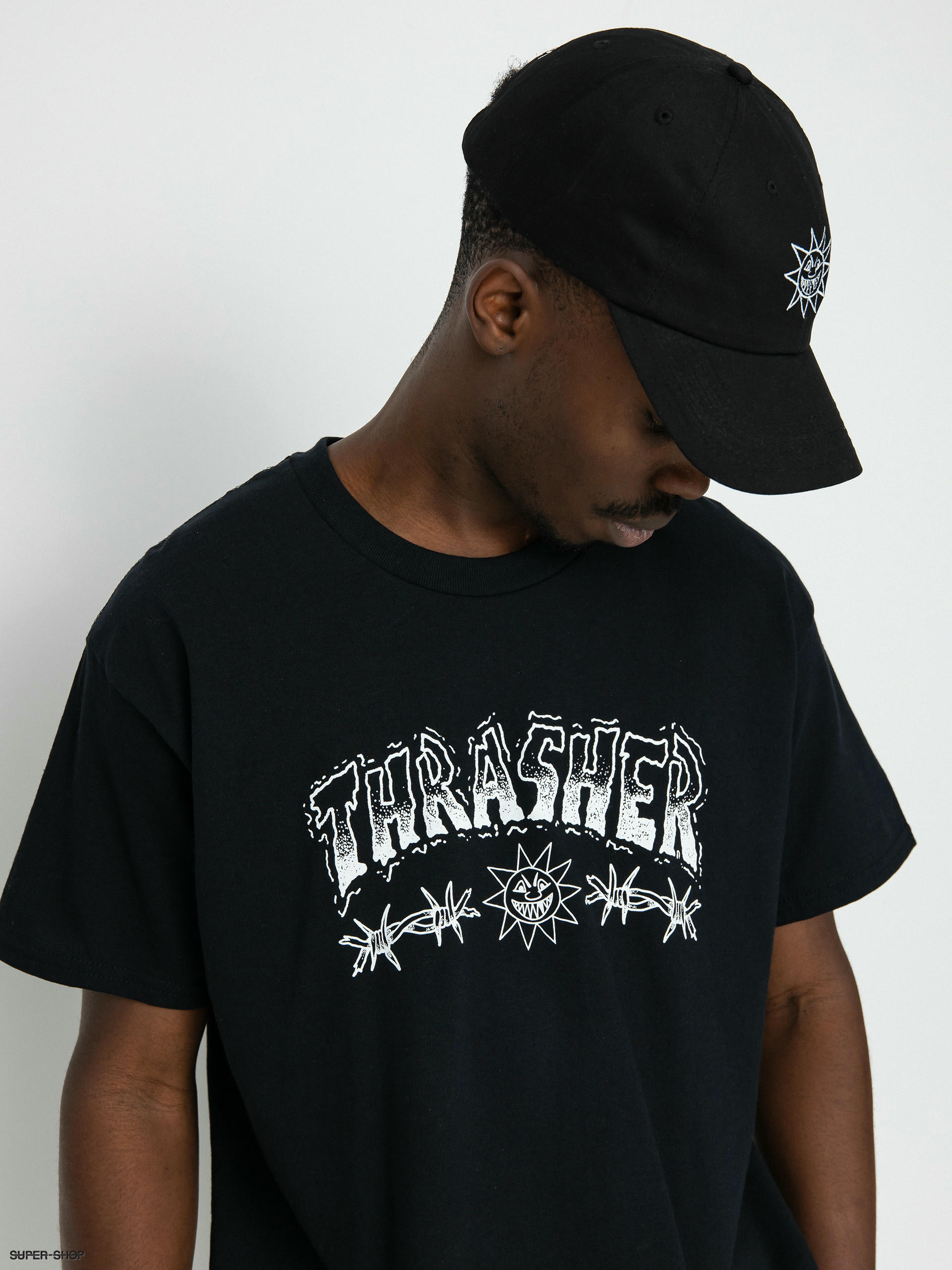 Thrasher Barbed Wire T-shirt (black)