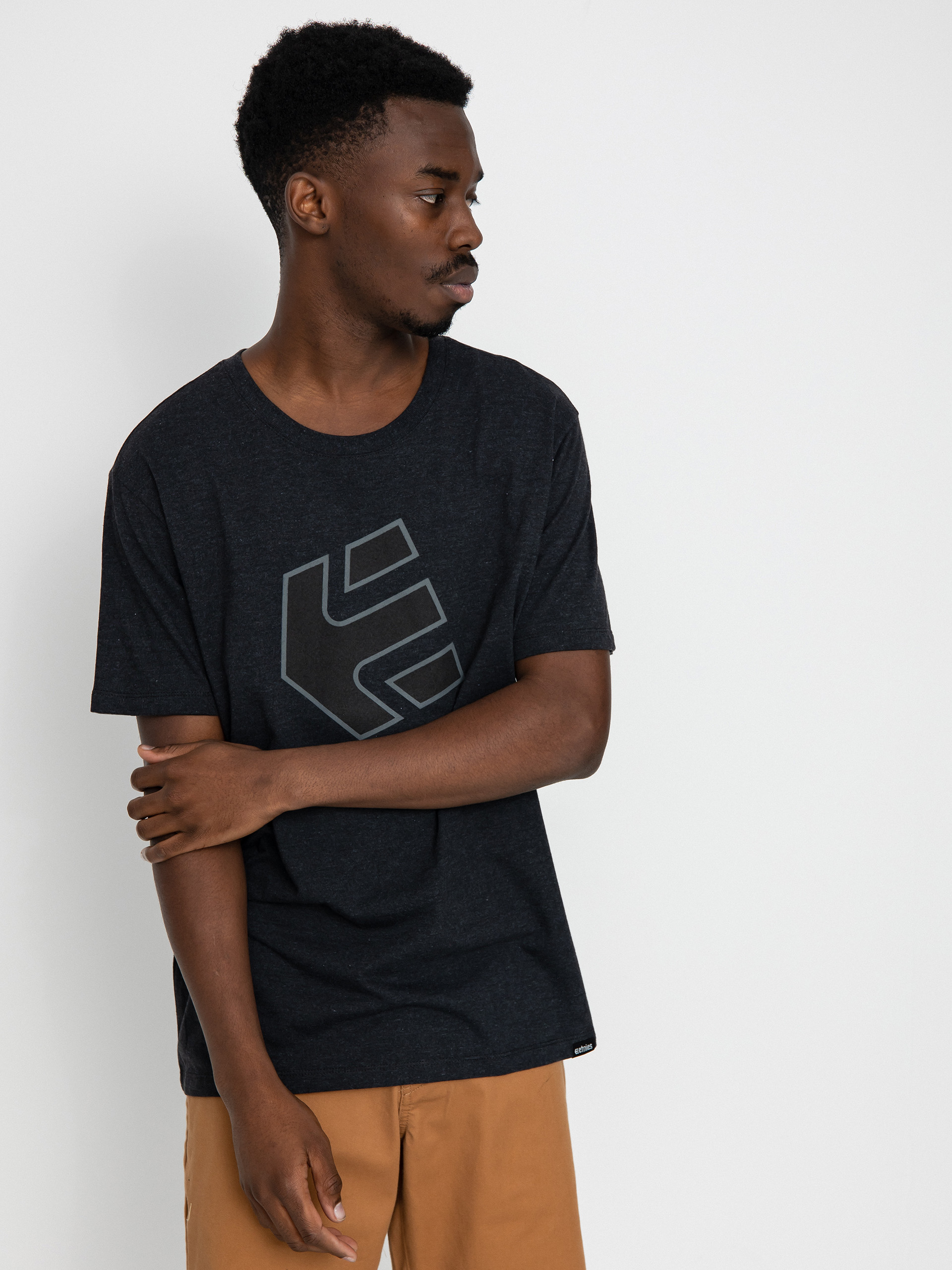 Etnies Crank Tech T-Shirt (black/charcoal)