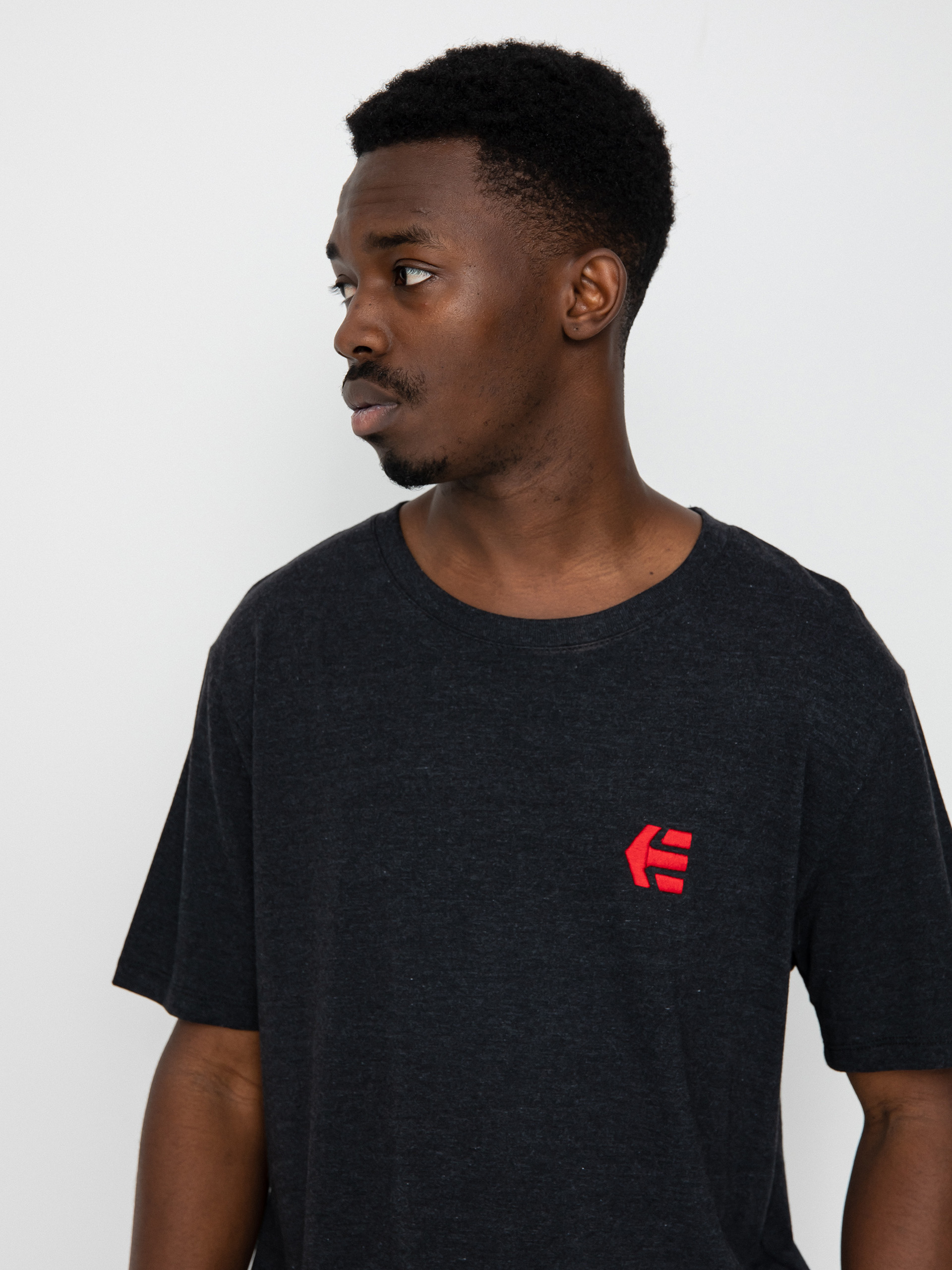 Etnies Icon Quick Dry T-Shirt (black/red)