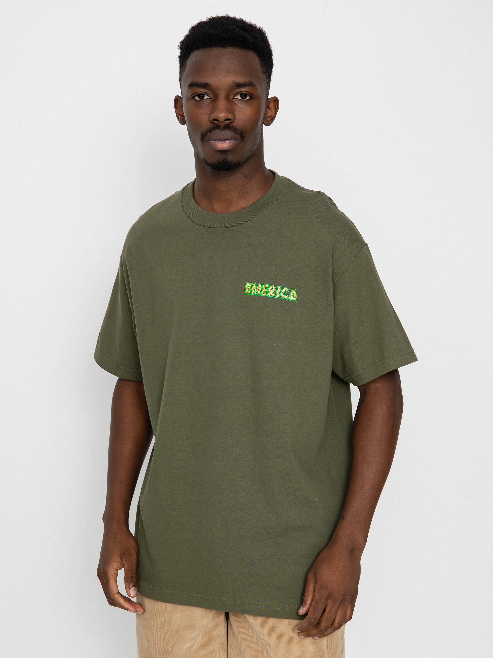 Emerica Shake Junt Pure Lights T-shirt (military)