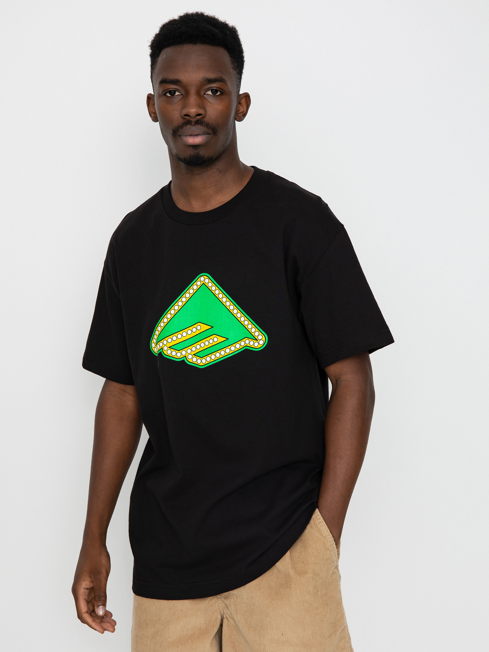 Emerica Shake Junt Triangle Lights T-shirt (black)