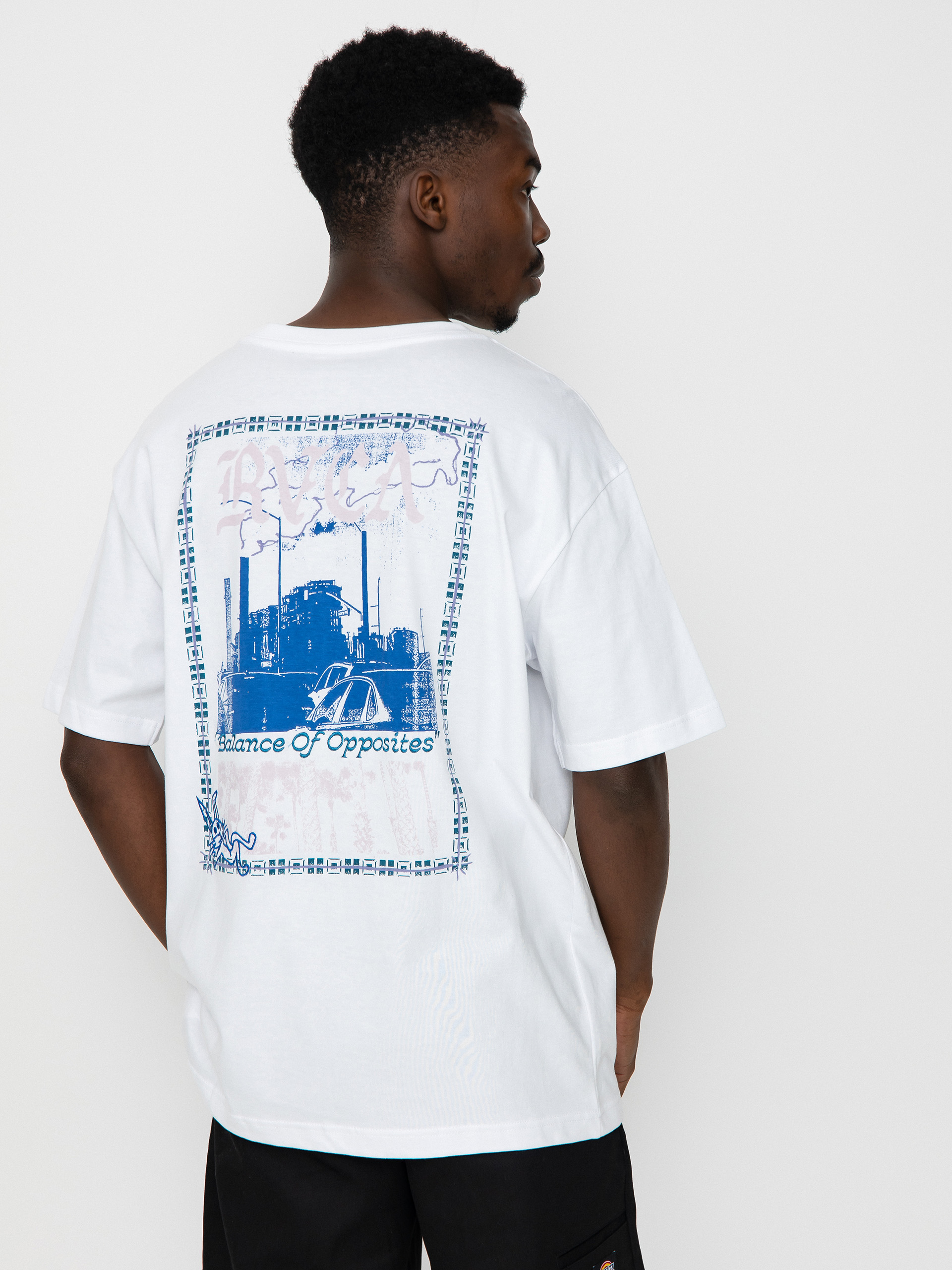 RVCA Balance Stacks T-shirt (white)