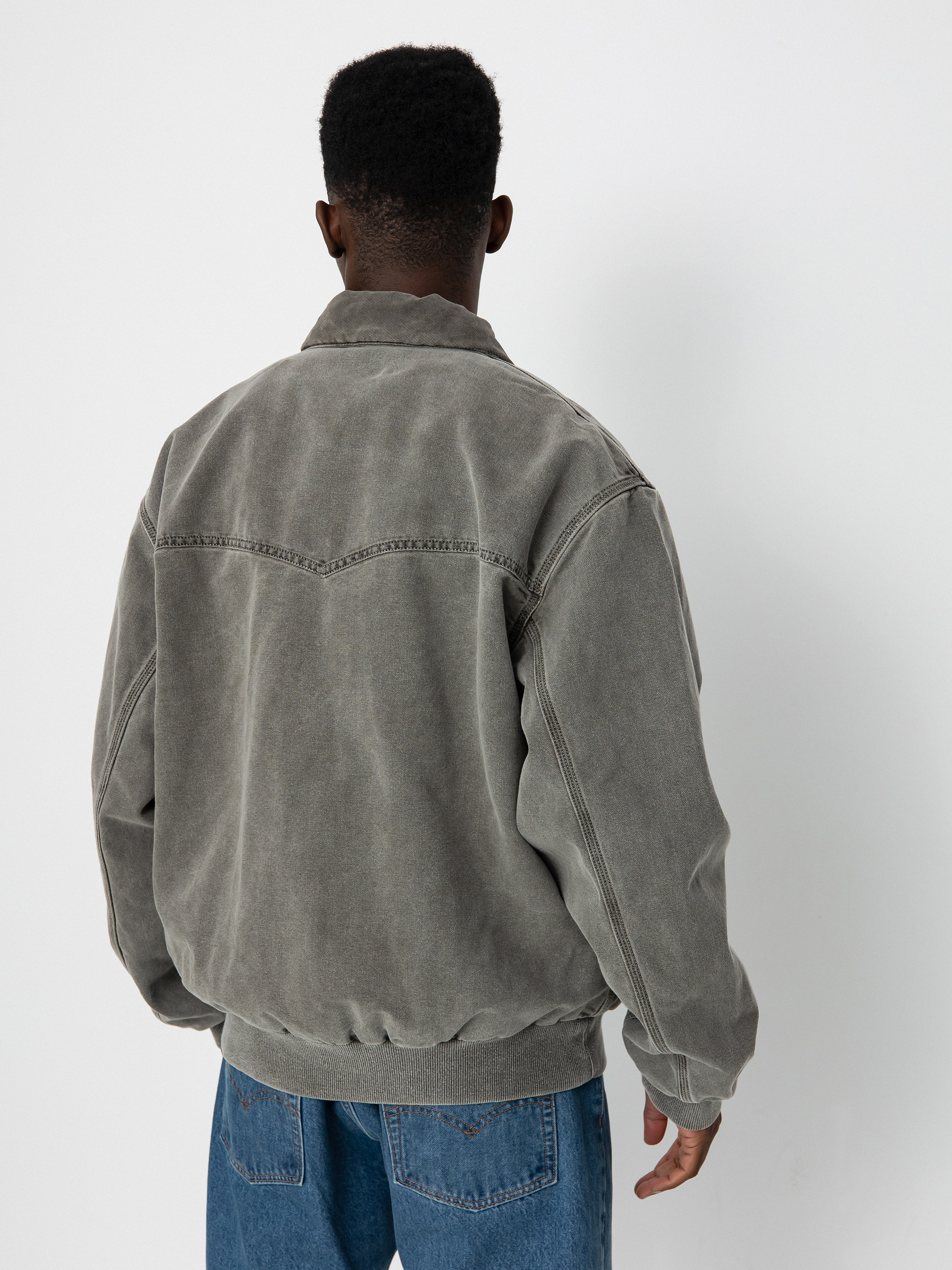 Carhartt WIP Santa Fe Jacket - grey (black/black)