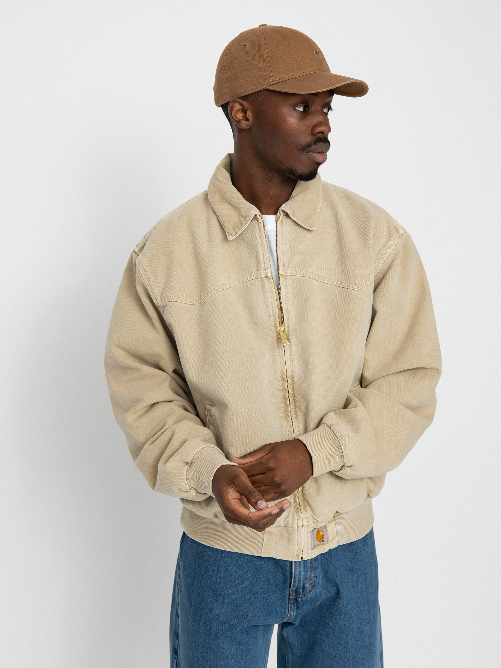 Carhartt WIP Santa Fe Jacke - Beige (dusty h brown/dusty h brown)