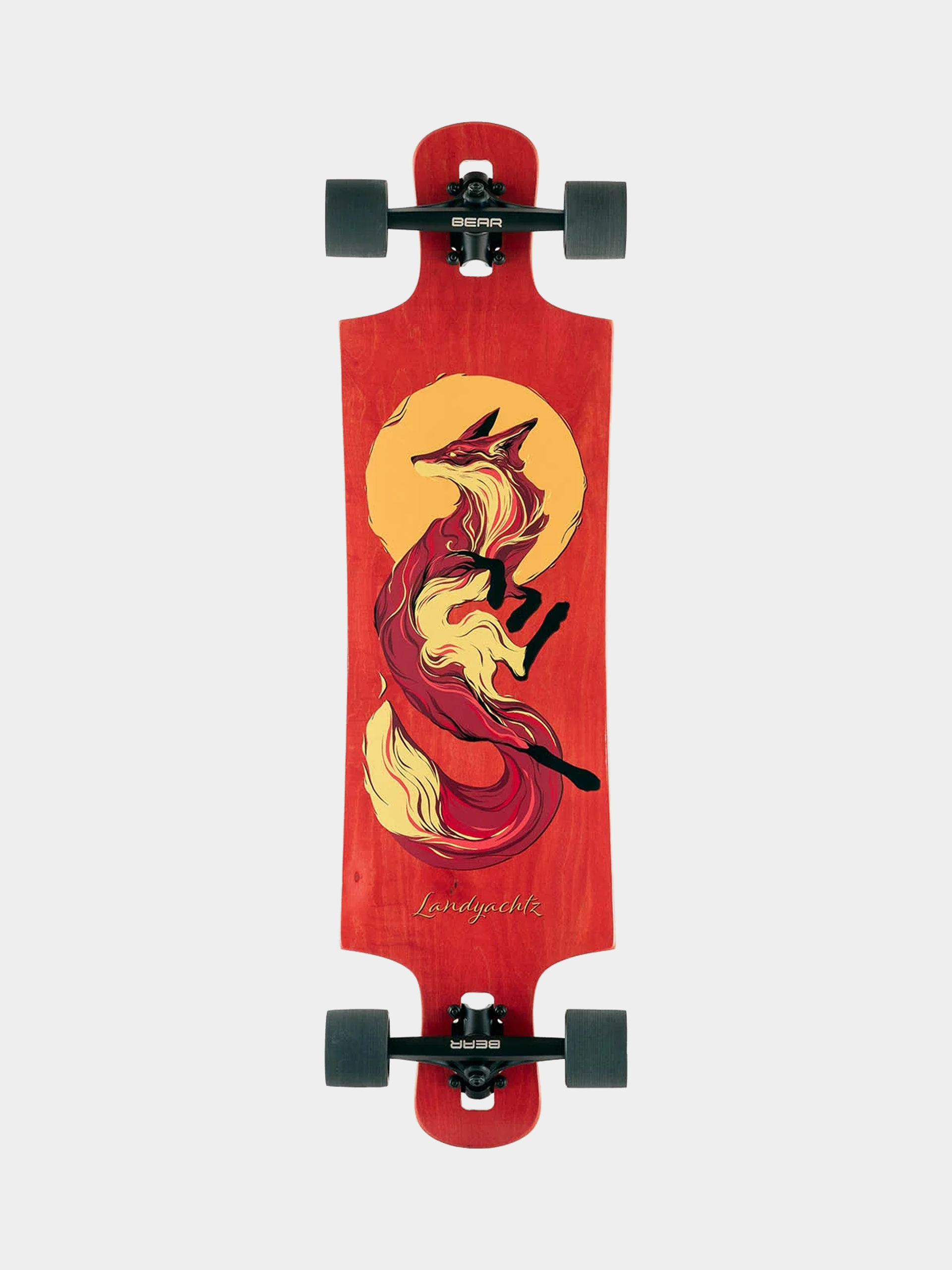Landyachtz Drop Hammer Longboard - red (sun fox)