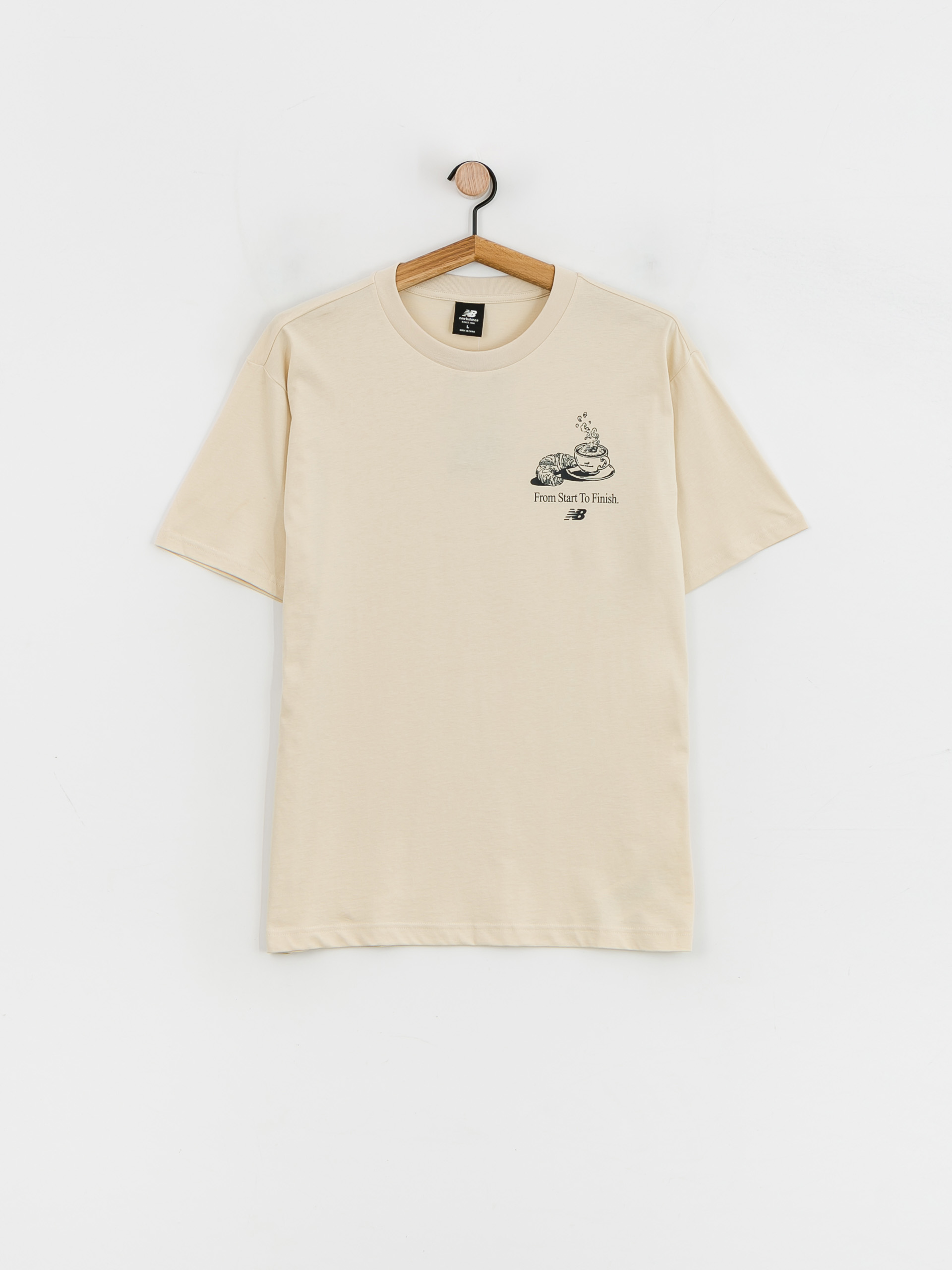 New Balance Essentials Cafe Java T-shirt (bone)
