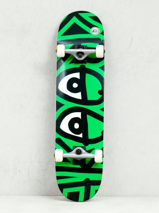 Krooked Tm Big Eyes Skateboard (green/black)