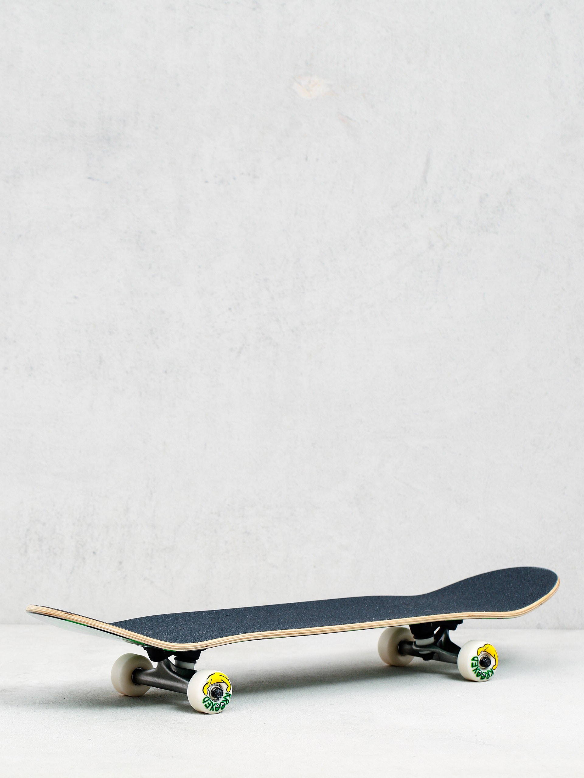 Krooked Tm Big Eyes Skateboard (green/black)