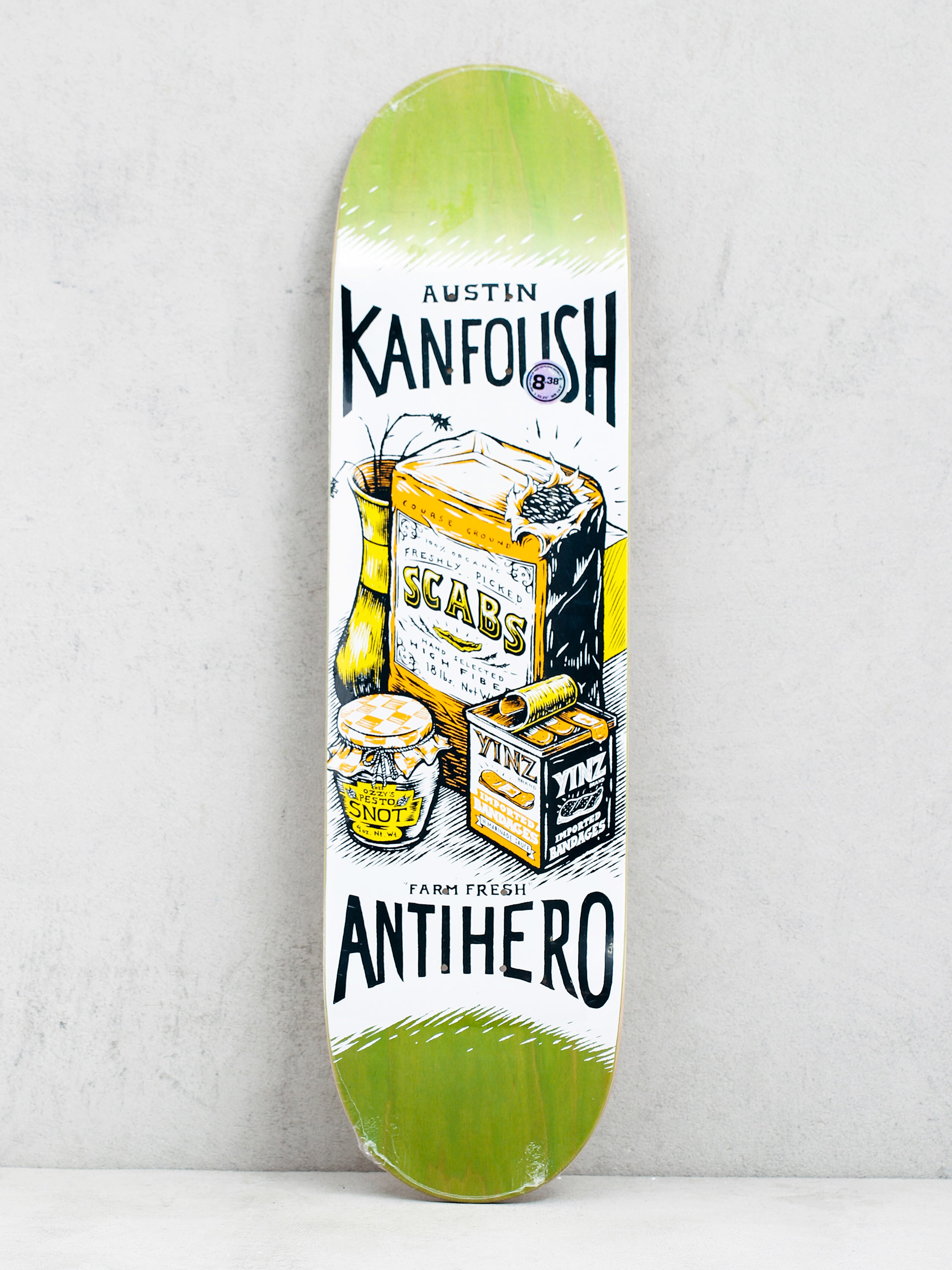 Antihero Kanfoush Farm Fresh Deck (green)