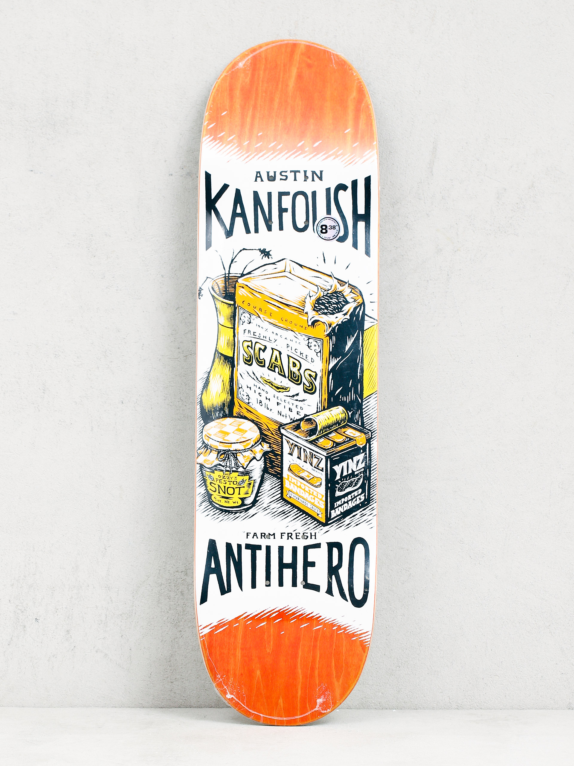 Antihero Kanfoush Farm Fresh Deck (orange)