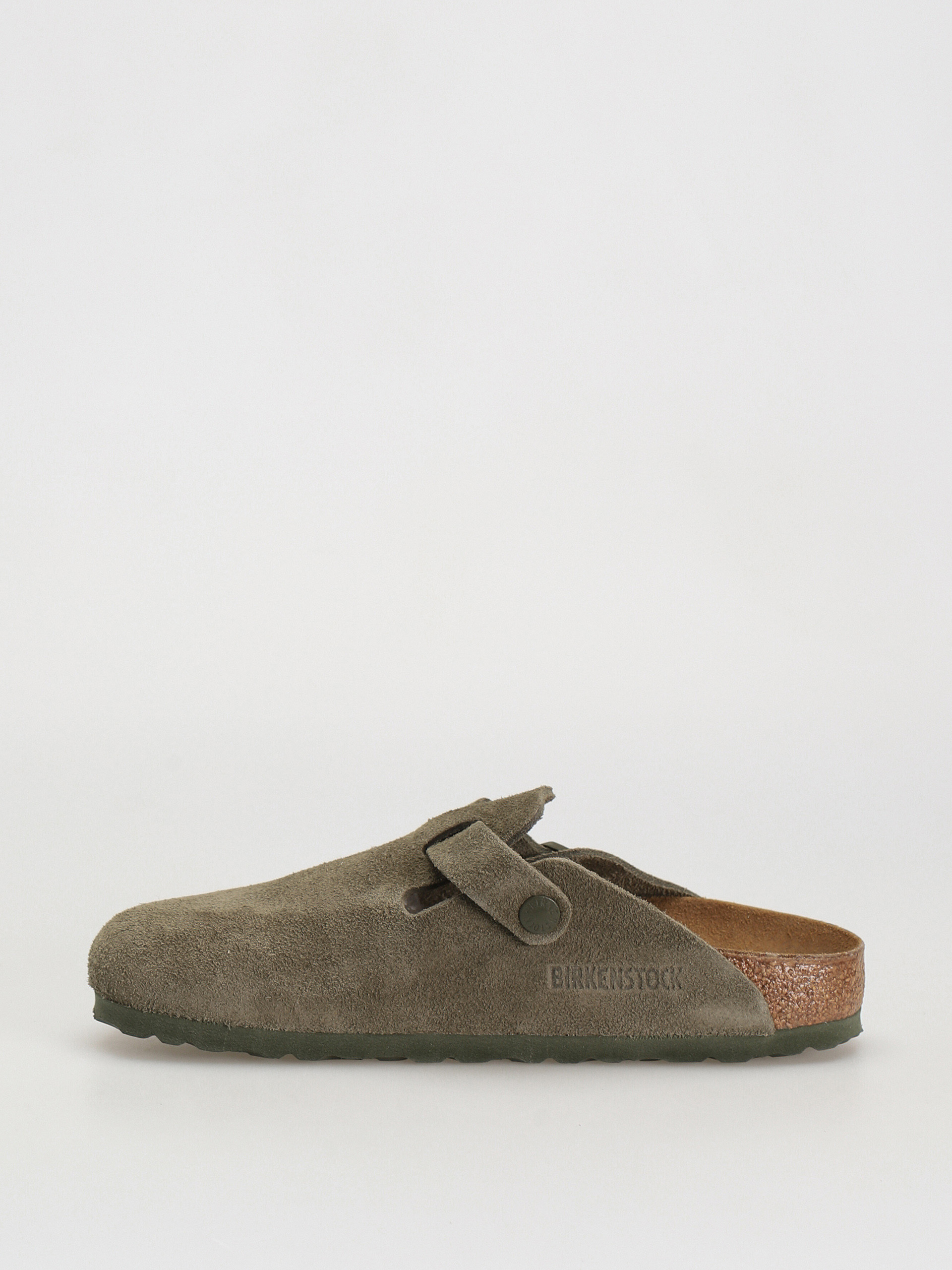 Birkenstock Boston Suede Narrow Flip-flops Wmn (modern suede thyme)