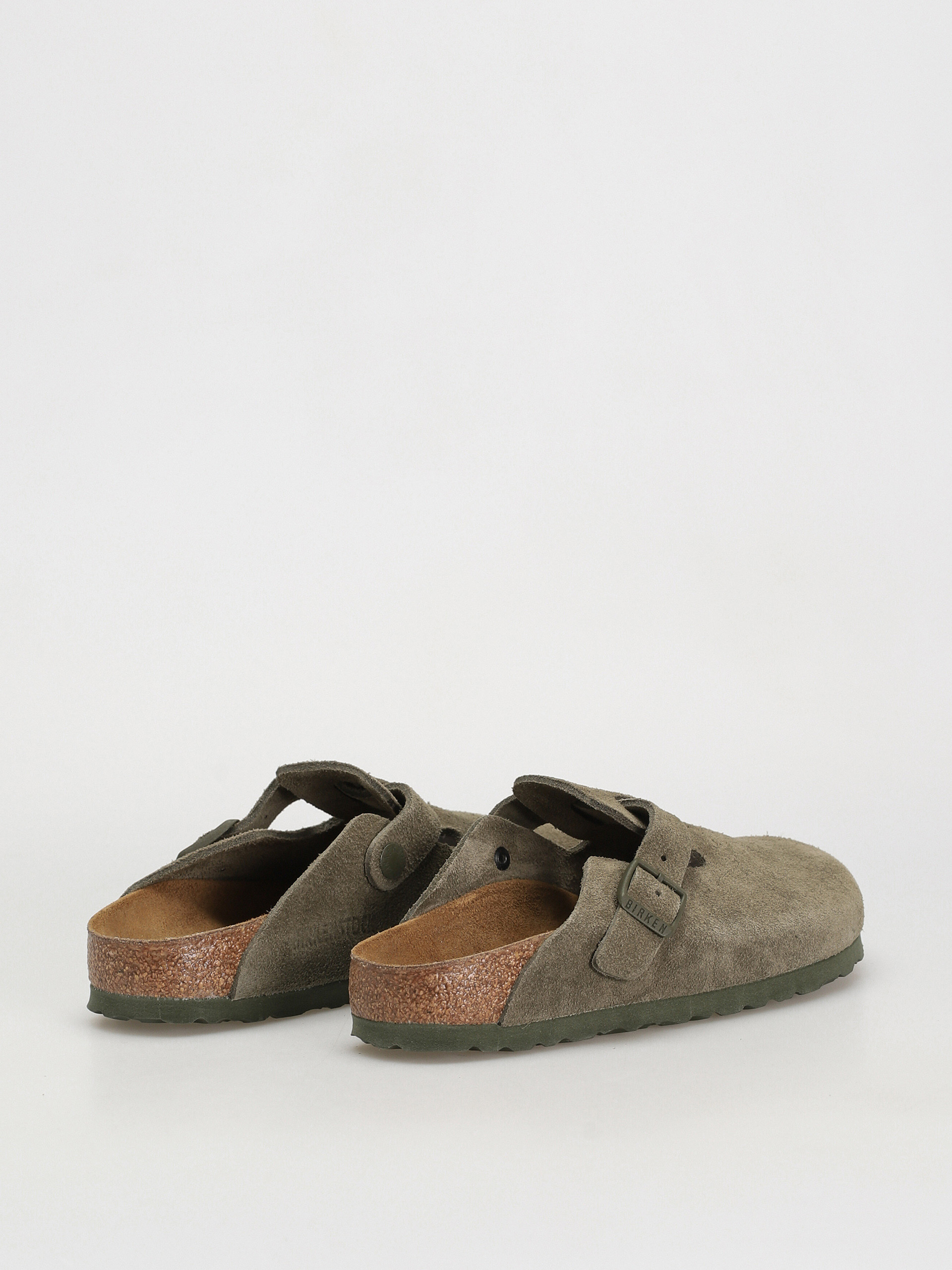 Birkenstock Boston Suede Narrow Flip-flops Wmn (modern suede thyme)