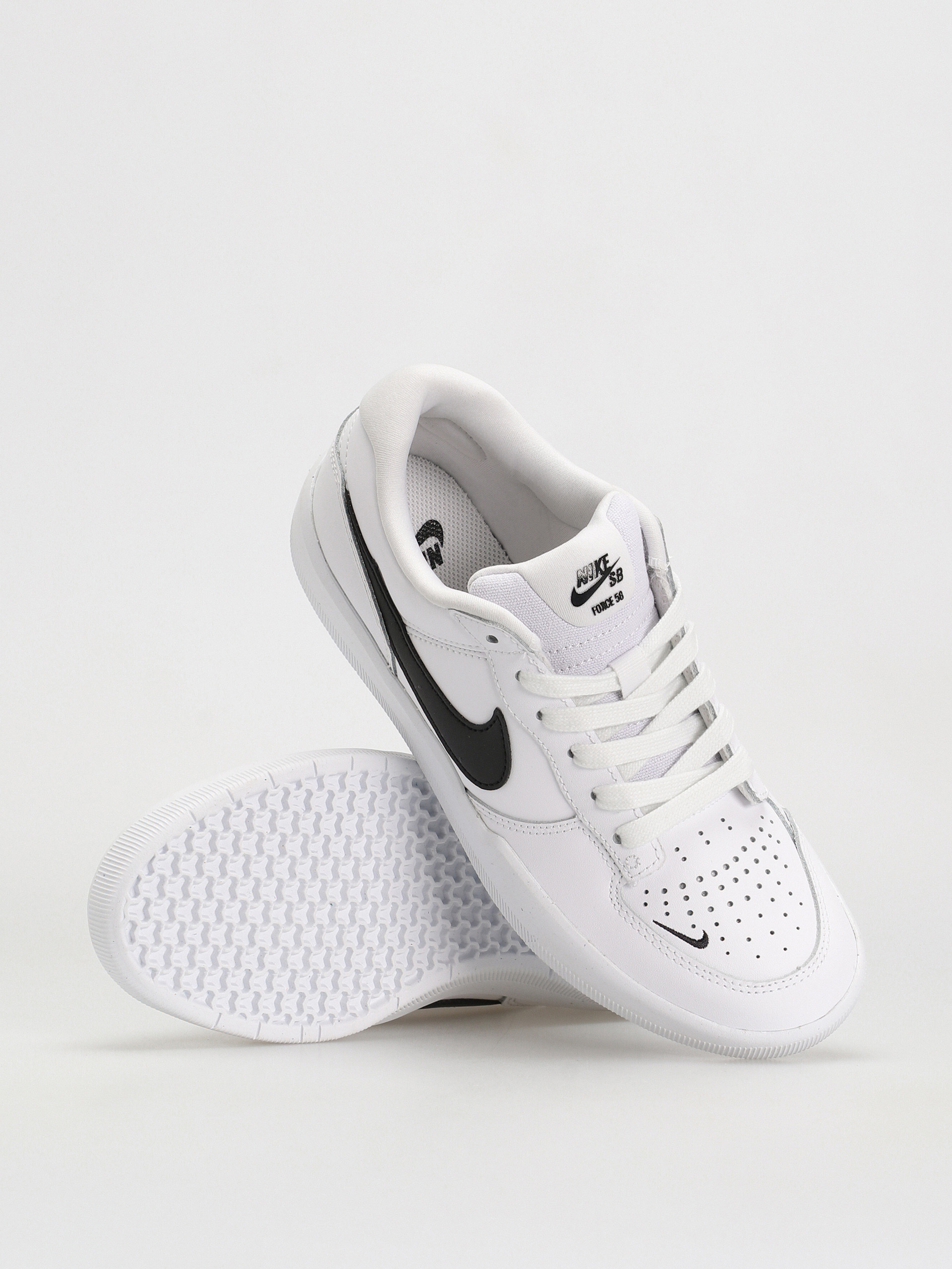 Nike SB Force 58 Premium Shoes (white/black white white)