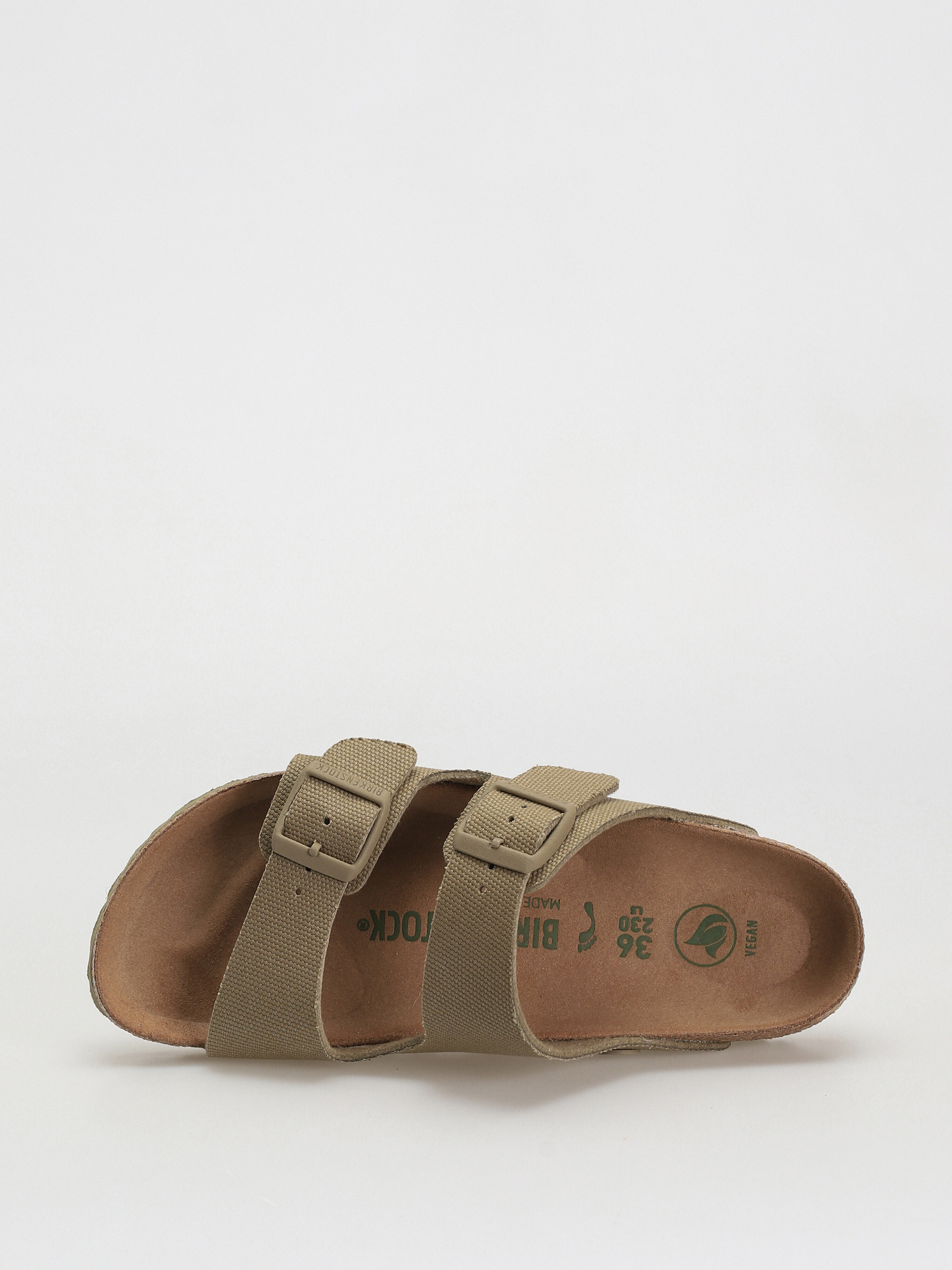 Birkenstock Arizona Canvas Vegan Narrow Flip-flops Wmn (faded khaki)