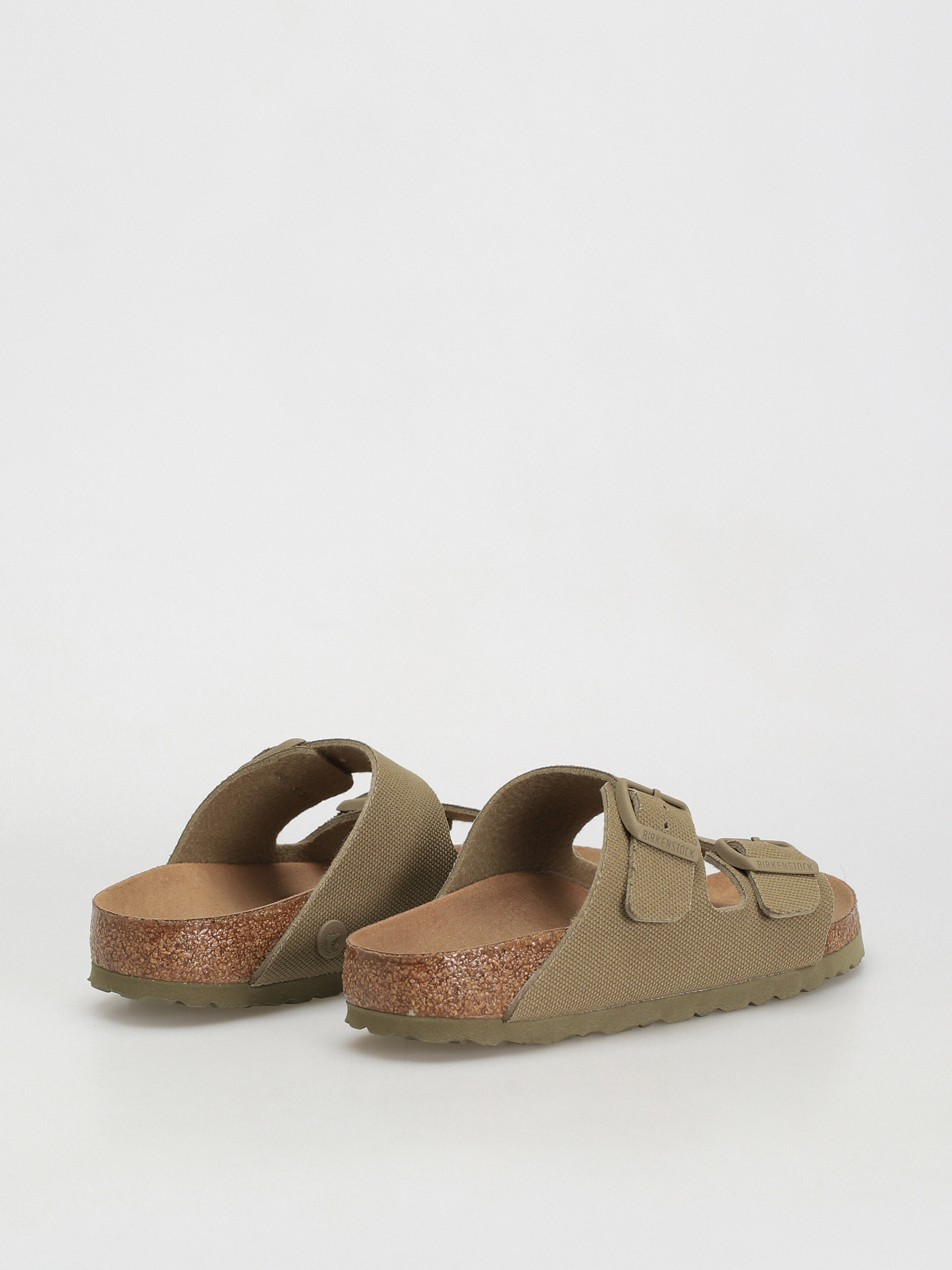 Birkenstock Arizona Canvas Vegan Narrow Flip flops Wmn (faded khaki)