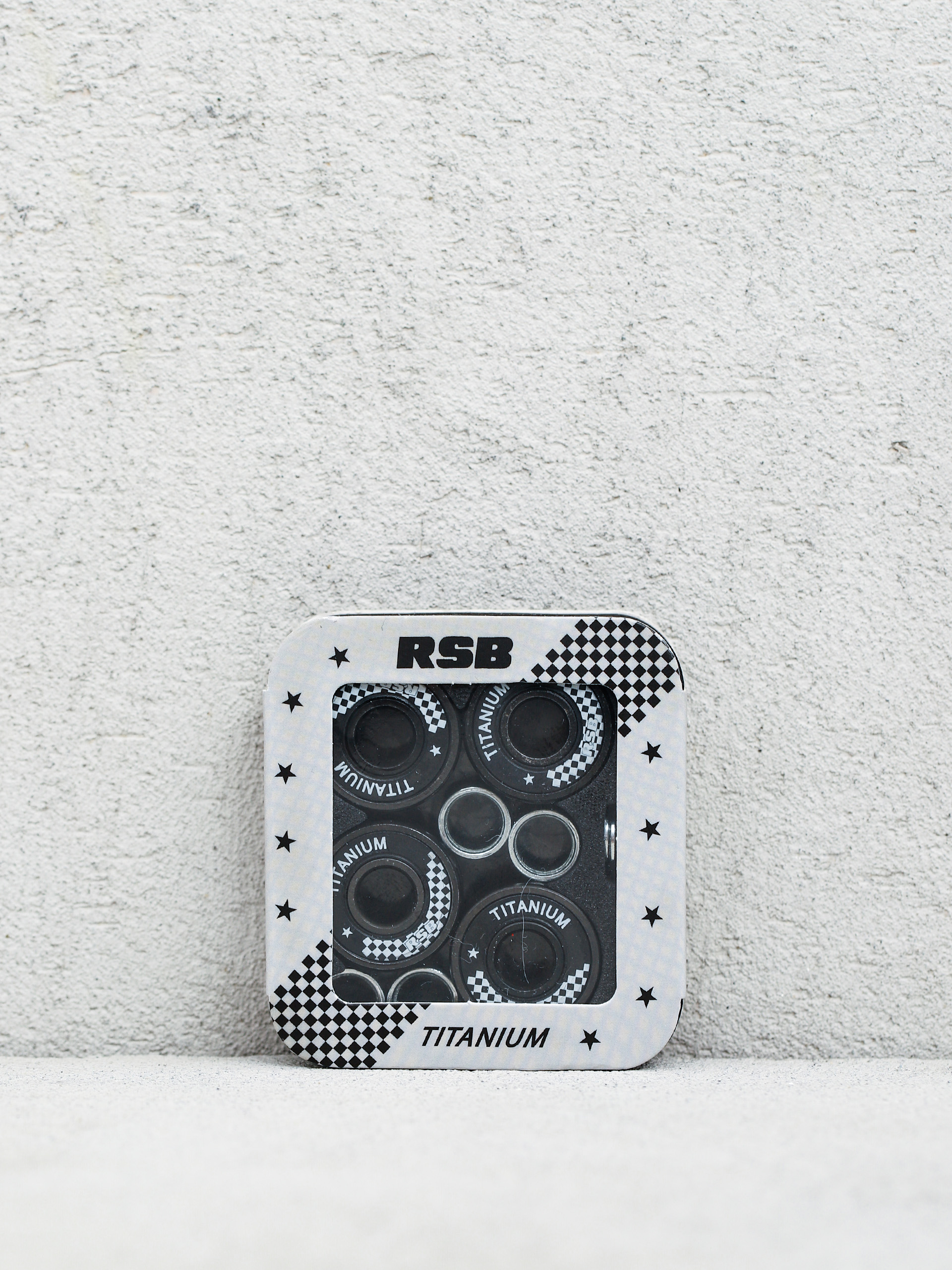 Titanium Bearing Rocks Rock Star Bearings 8 Pack Titanium Bearings - black (black)