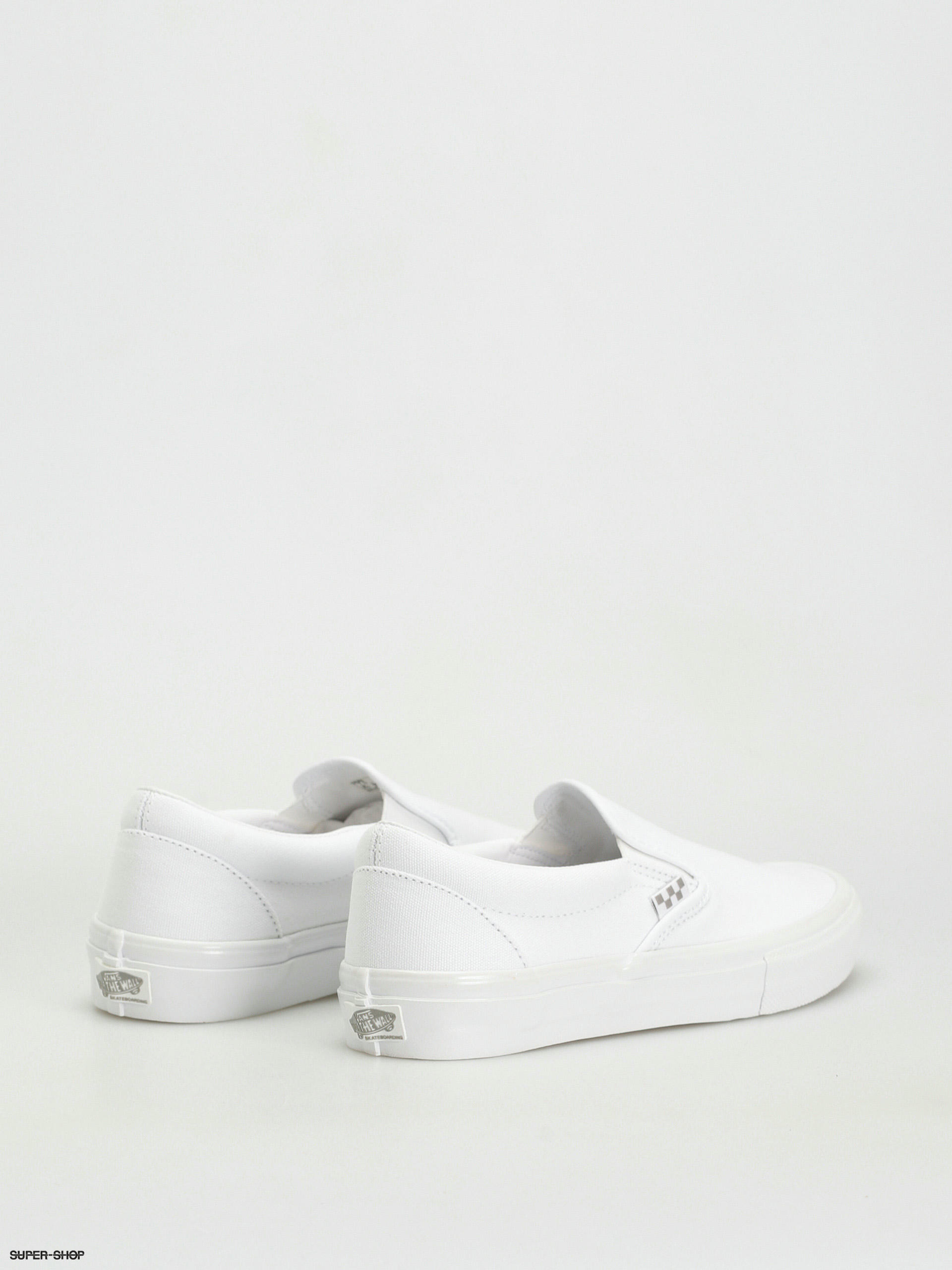 Slip on sale true white vans