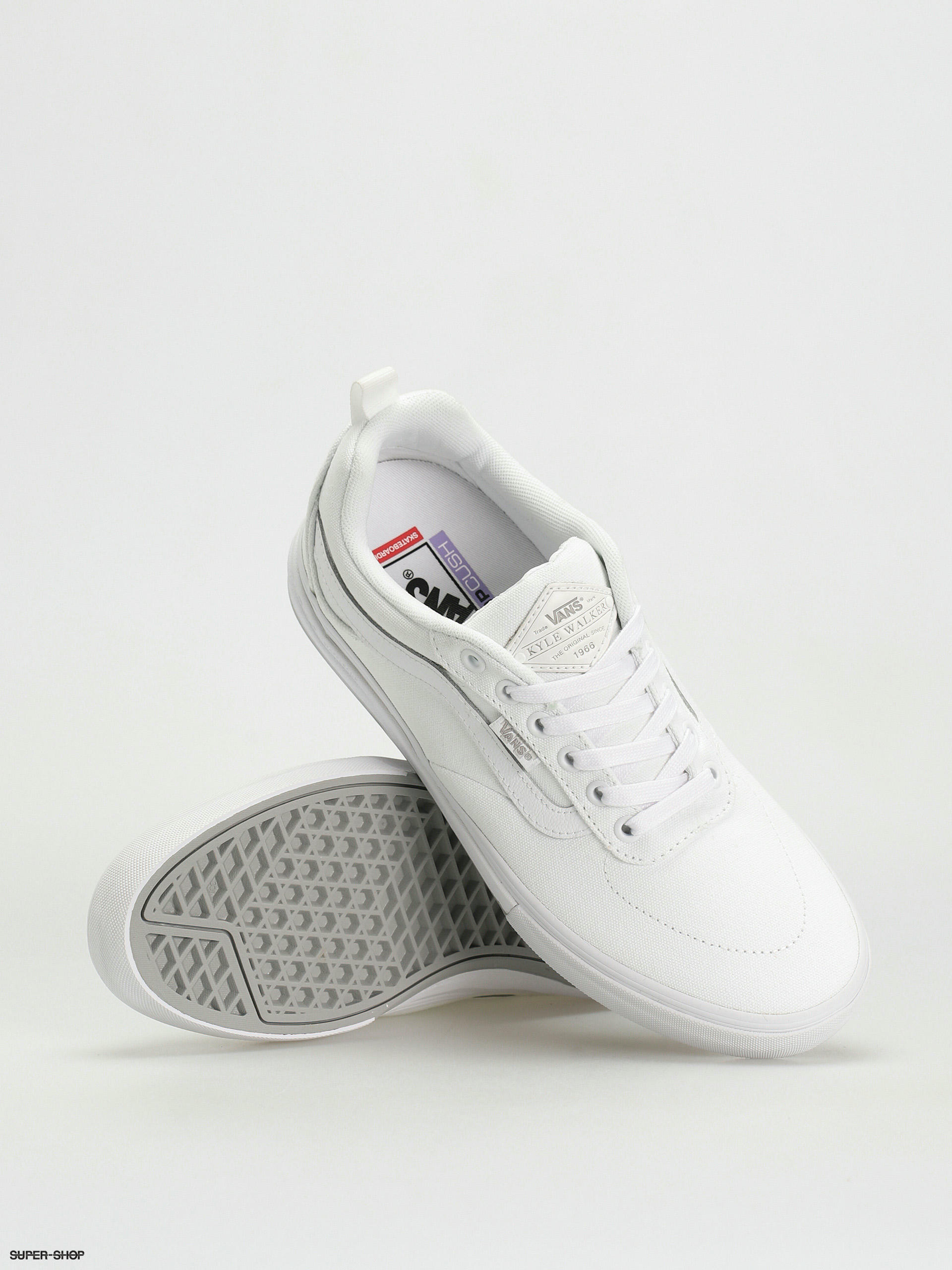 Vans canvas outlet white