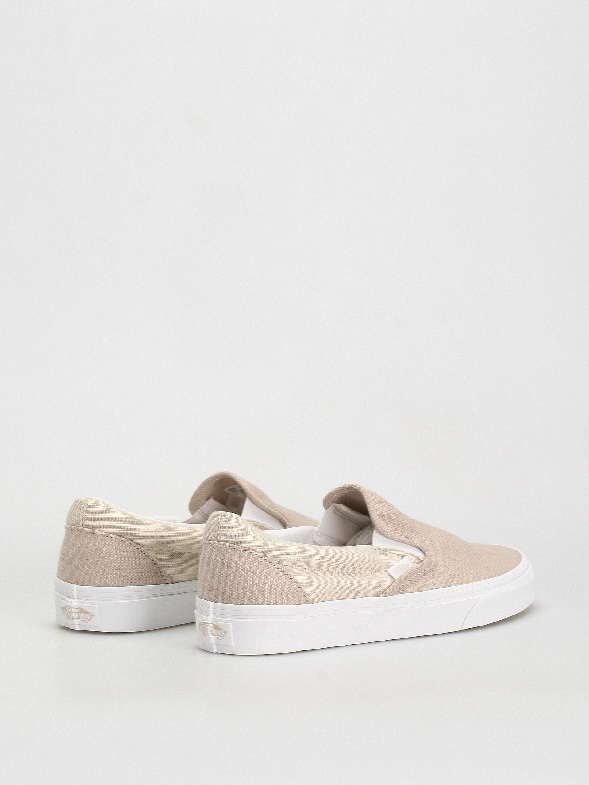 Vans classic slip hot sale on hemp linen