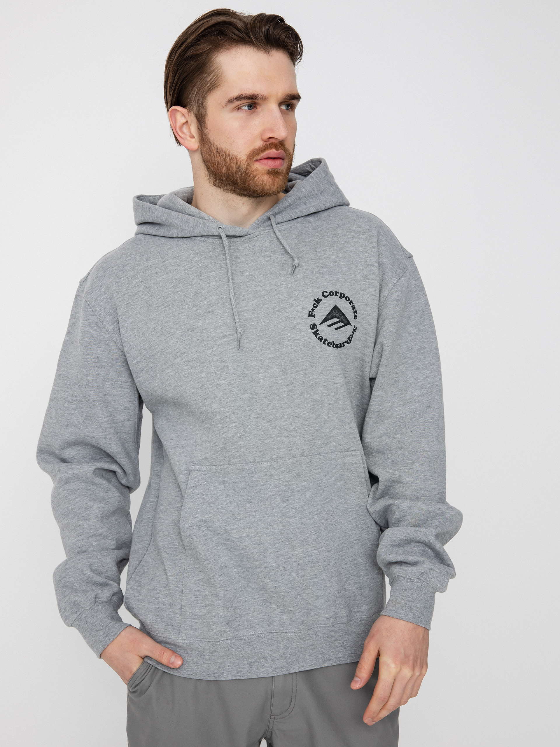 Emerica Eff Corporate 2 HD Hoodie (grey/heather)