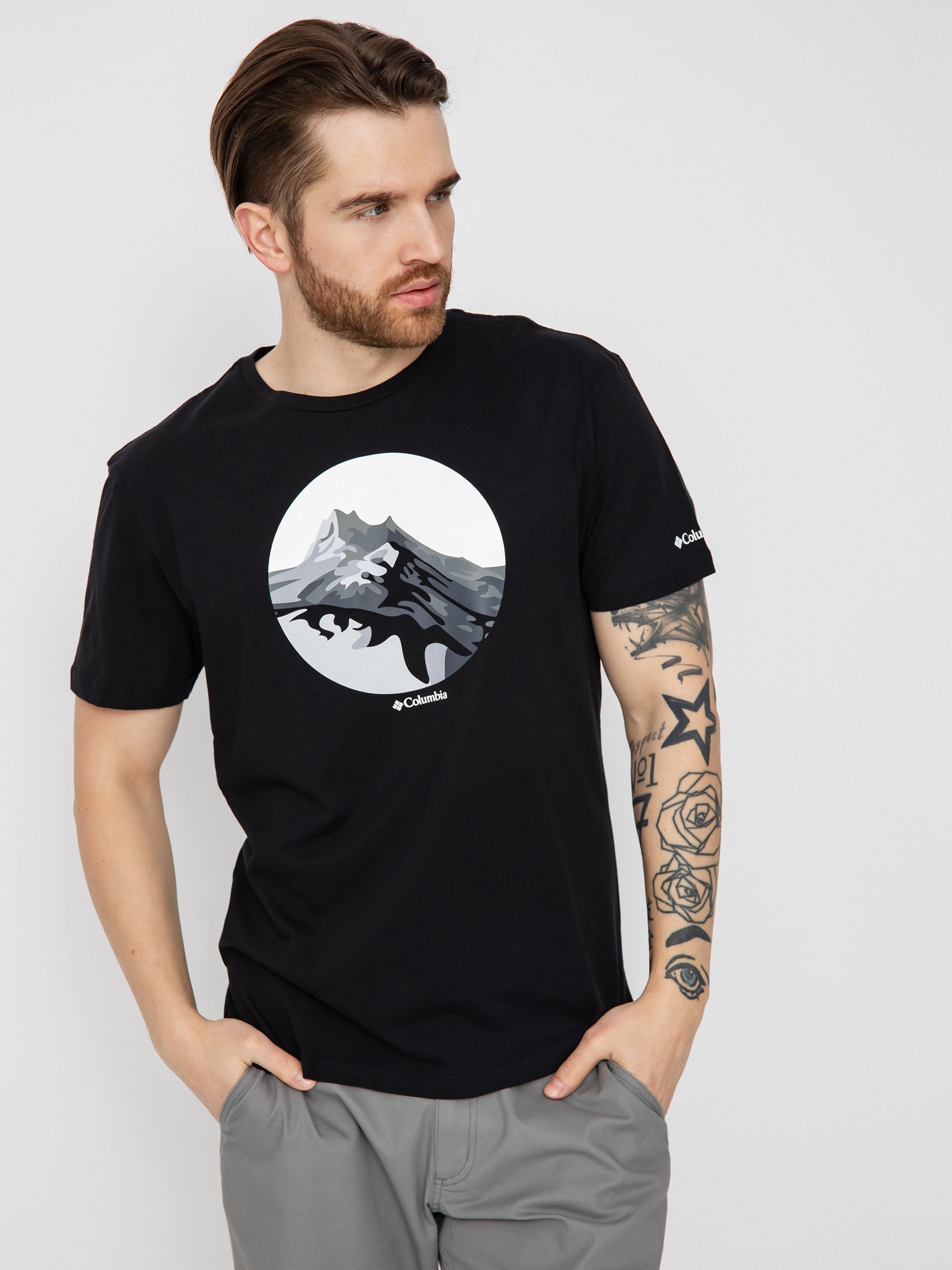 Columbia Path Lake T-shirt (black/scoped r)