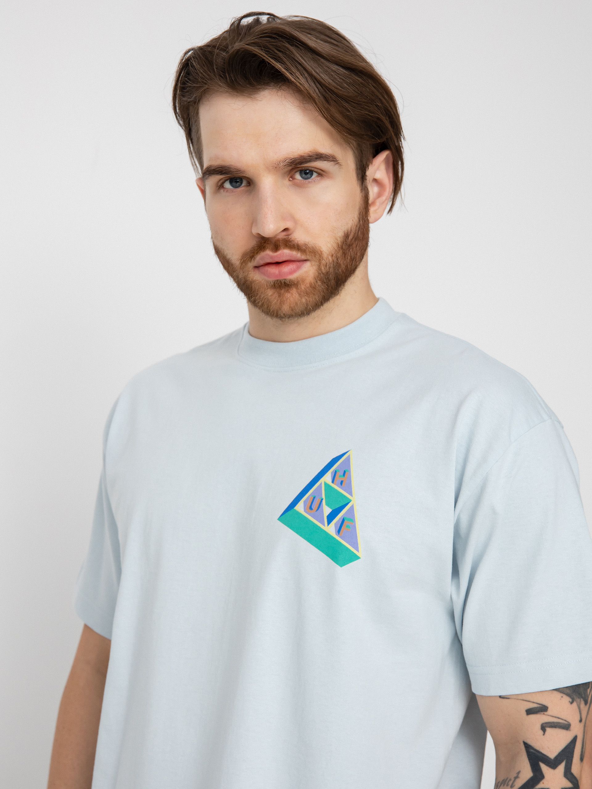 HUF Based Triple Triangle T-shirt (sky)