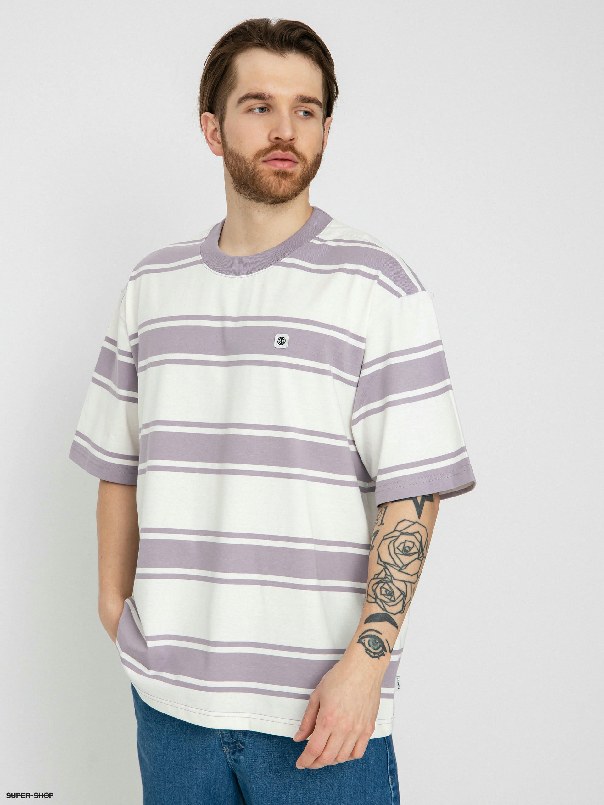 Element Shafter T shirt lavender gray