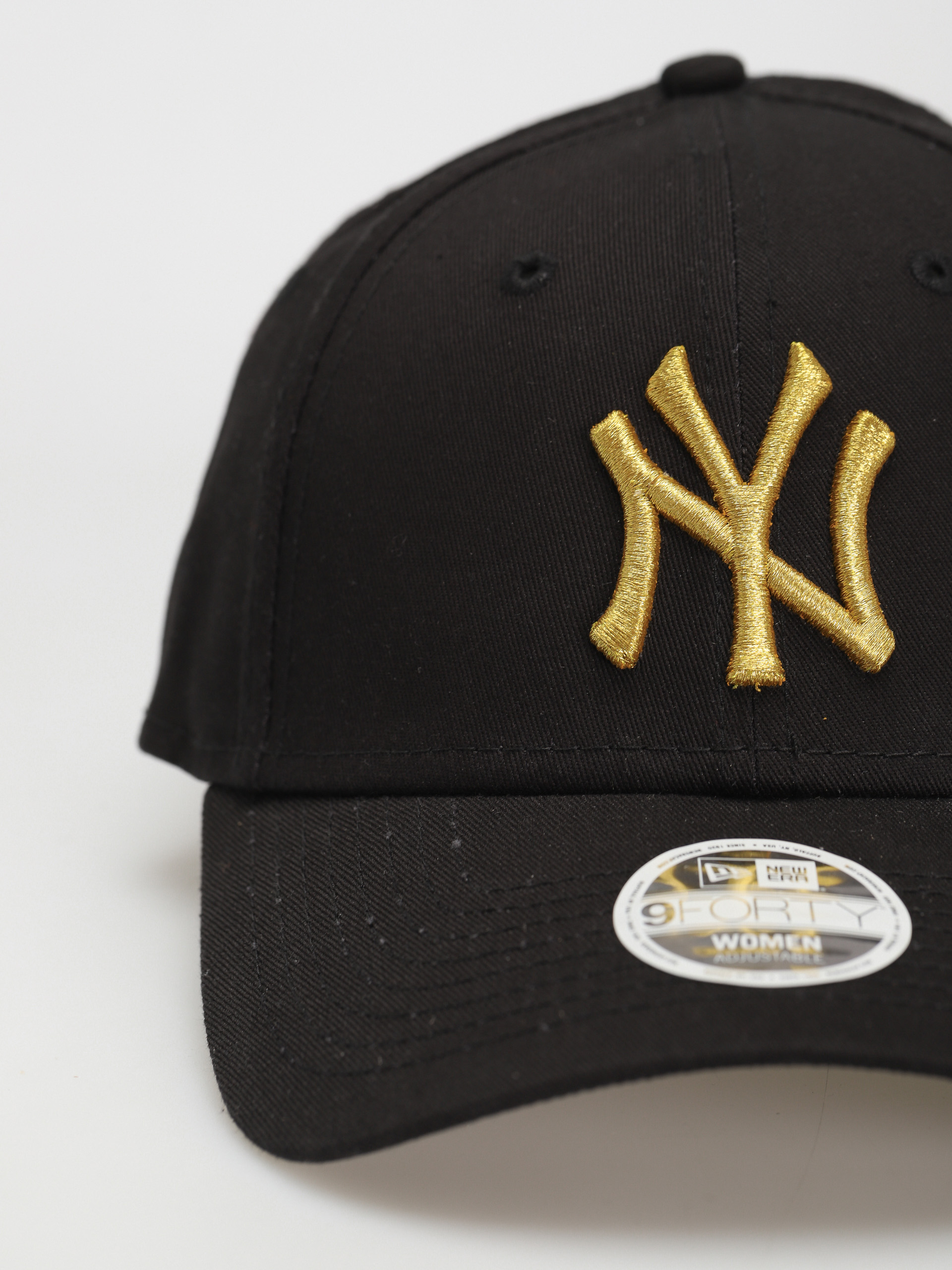 New Era Metallic Logo 9Forty New York Yankees Cap Wmn black