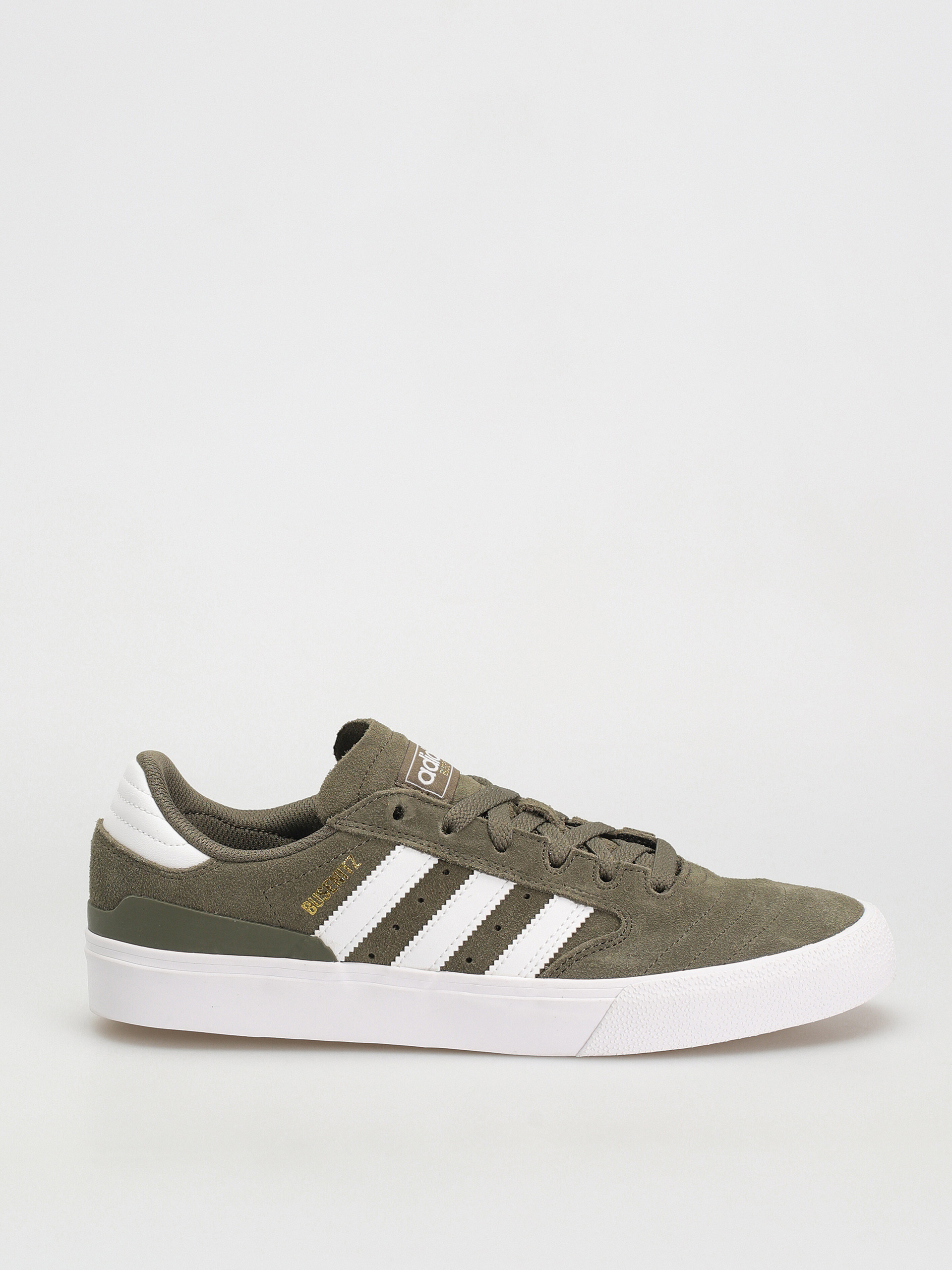 adidas Busenitz Vulc II Shoes - green (olistr/ftwwht/goldmt)