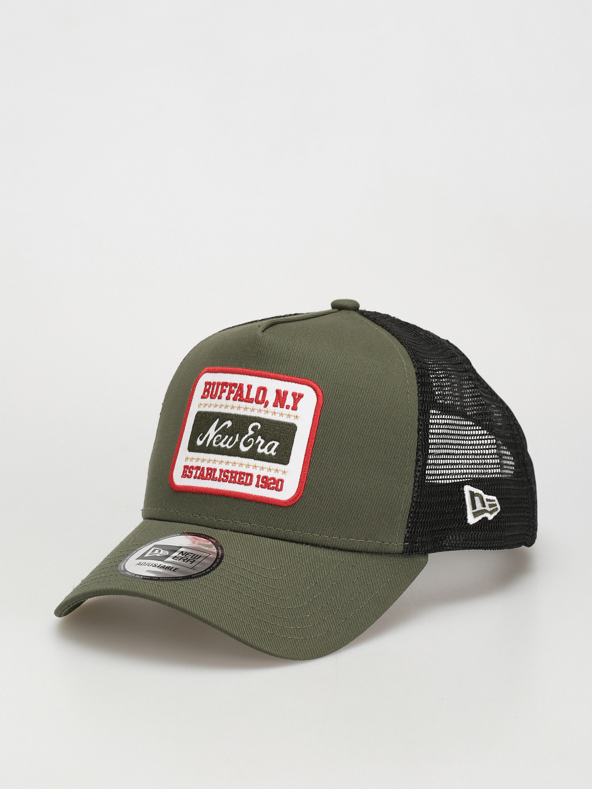 New Era State Patch Trucker Cap (green)