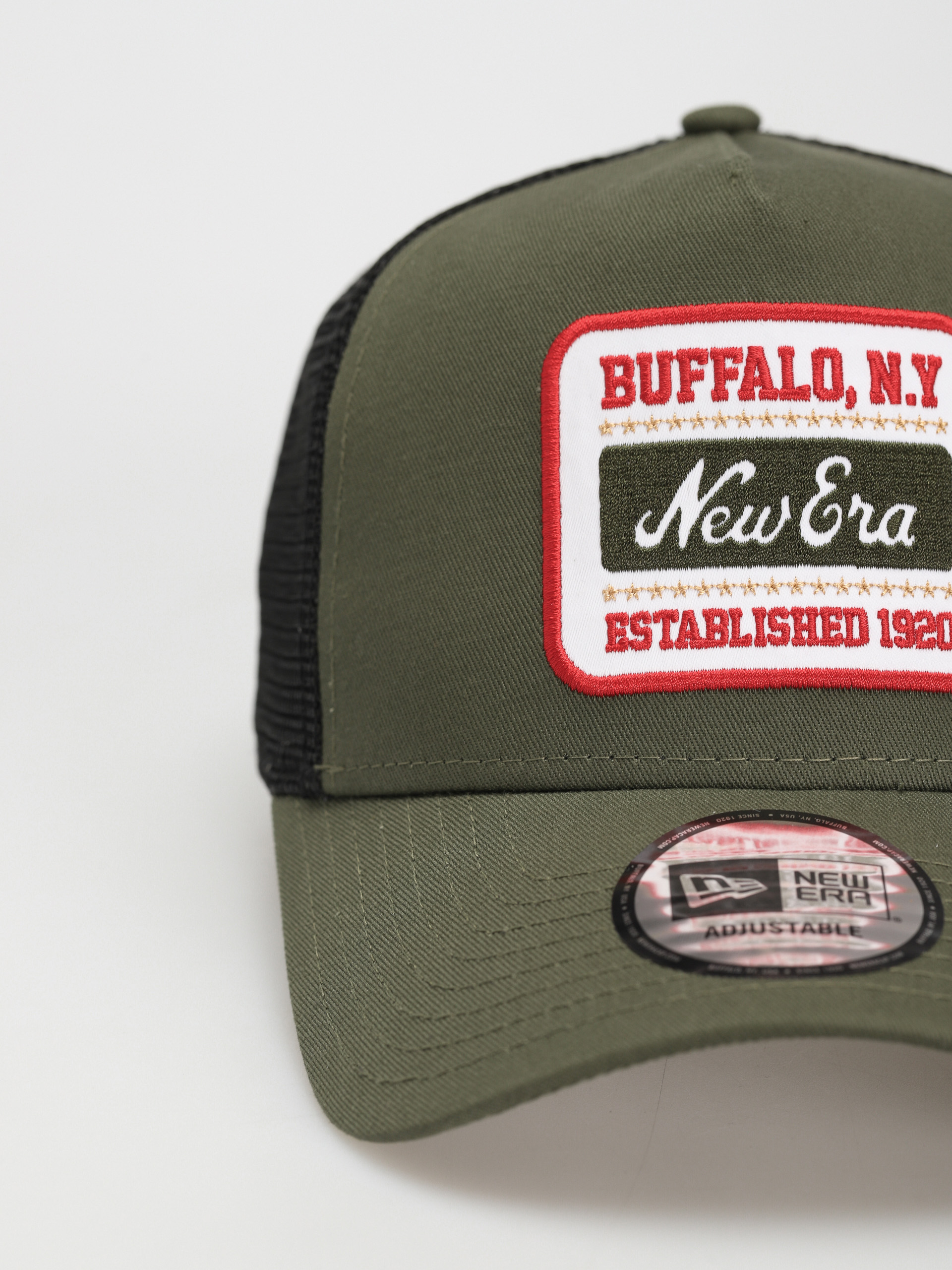 New Era State Patch Trucker Cap (green)