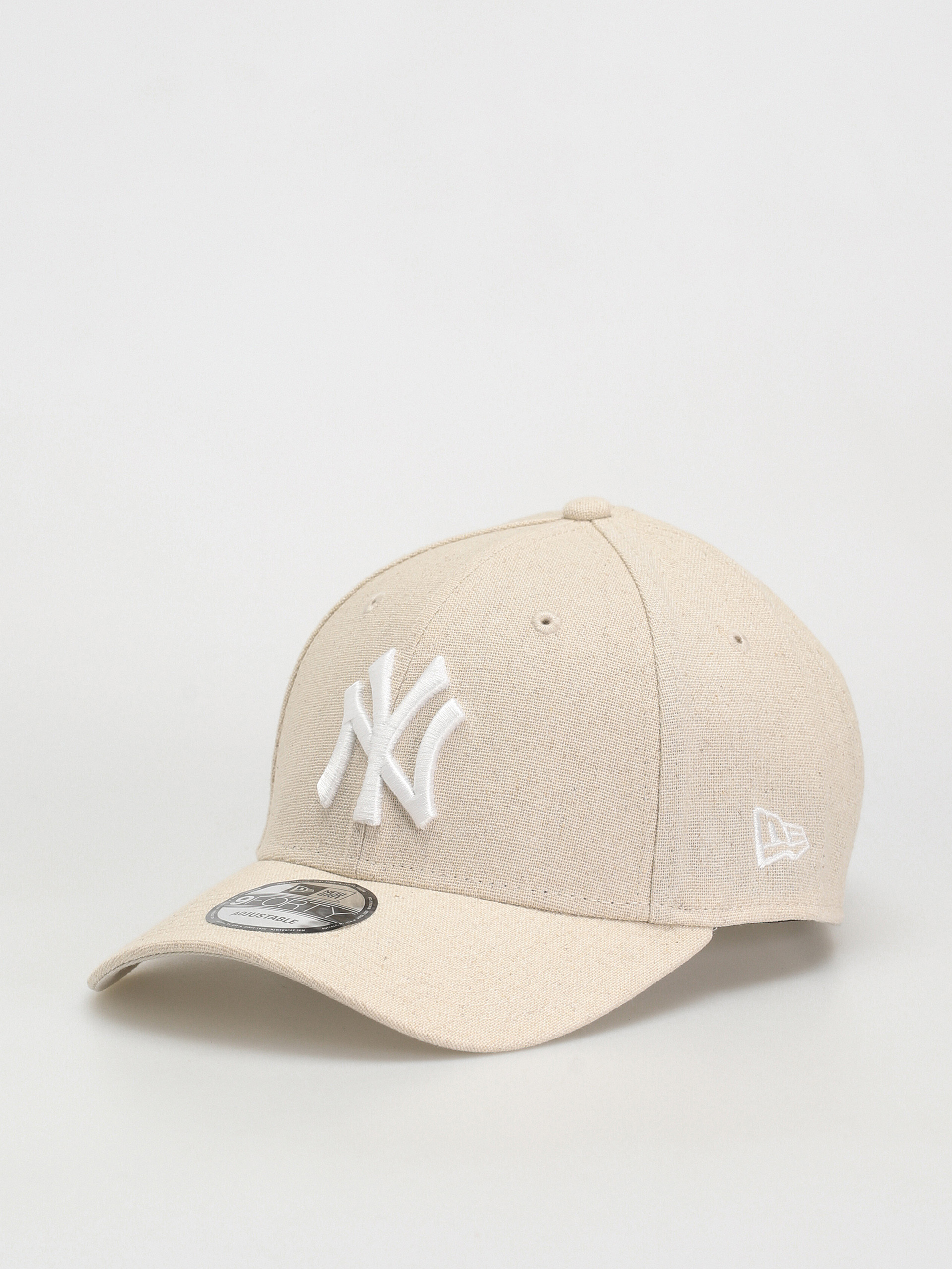 New Era Linen 9Forty New York Yankees Cap (stone/white)