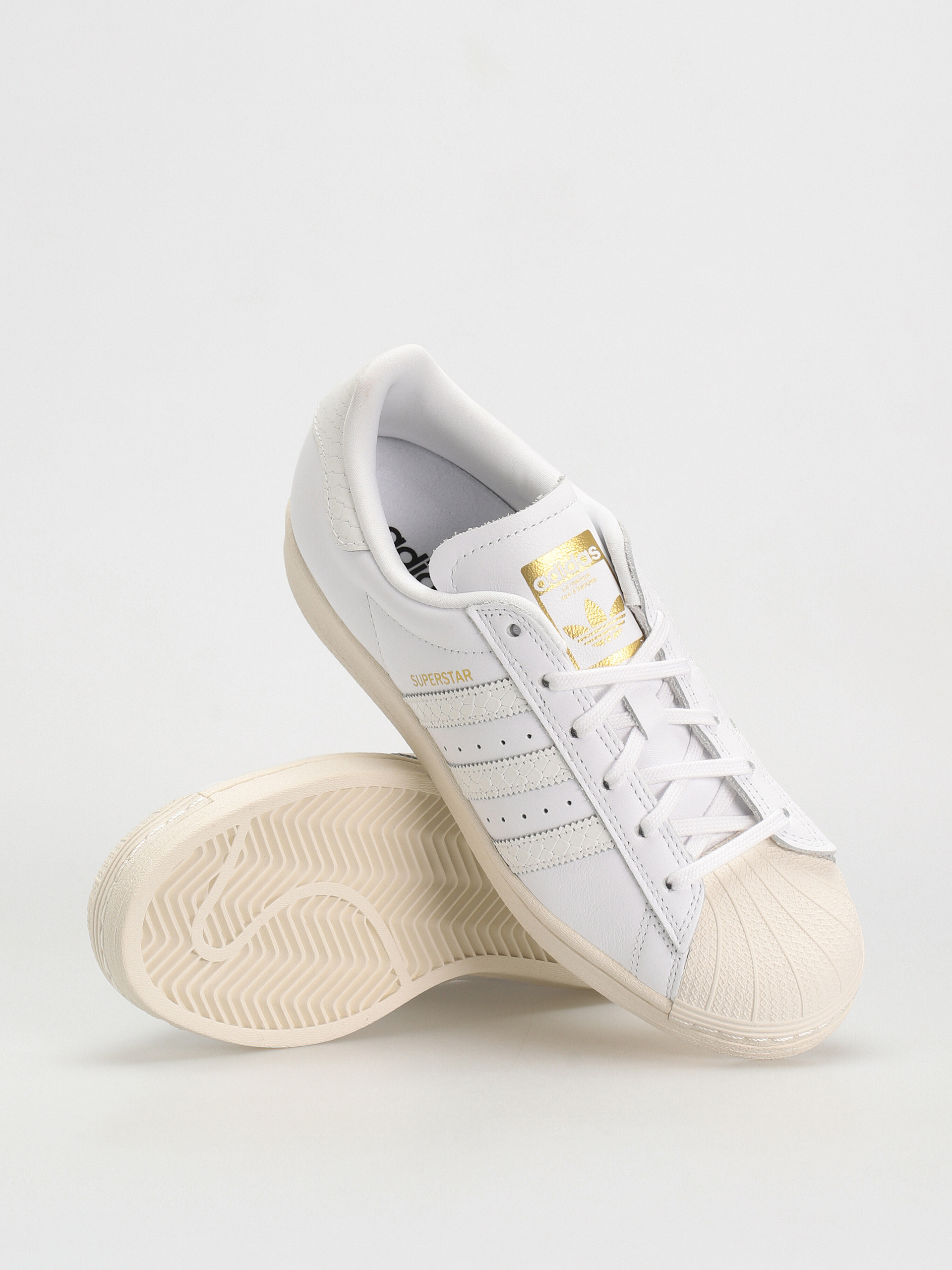 adidas Superstar Adv Shoes (ftwwht/ftwwht/goldmt)