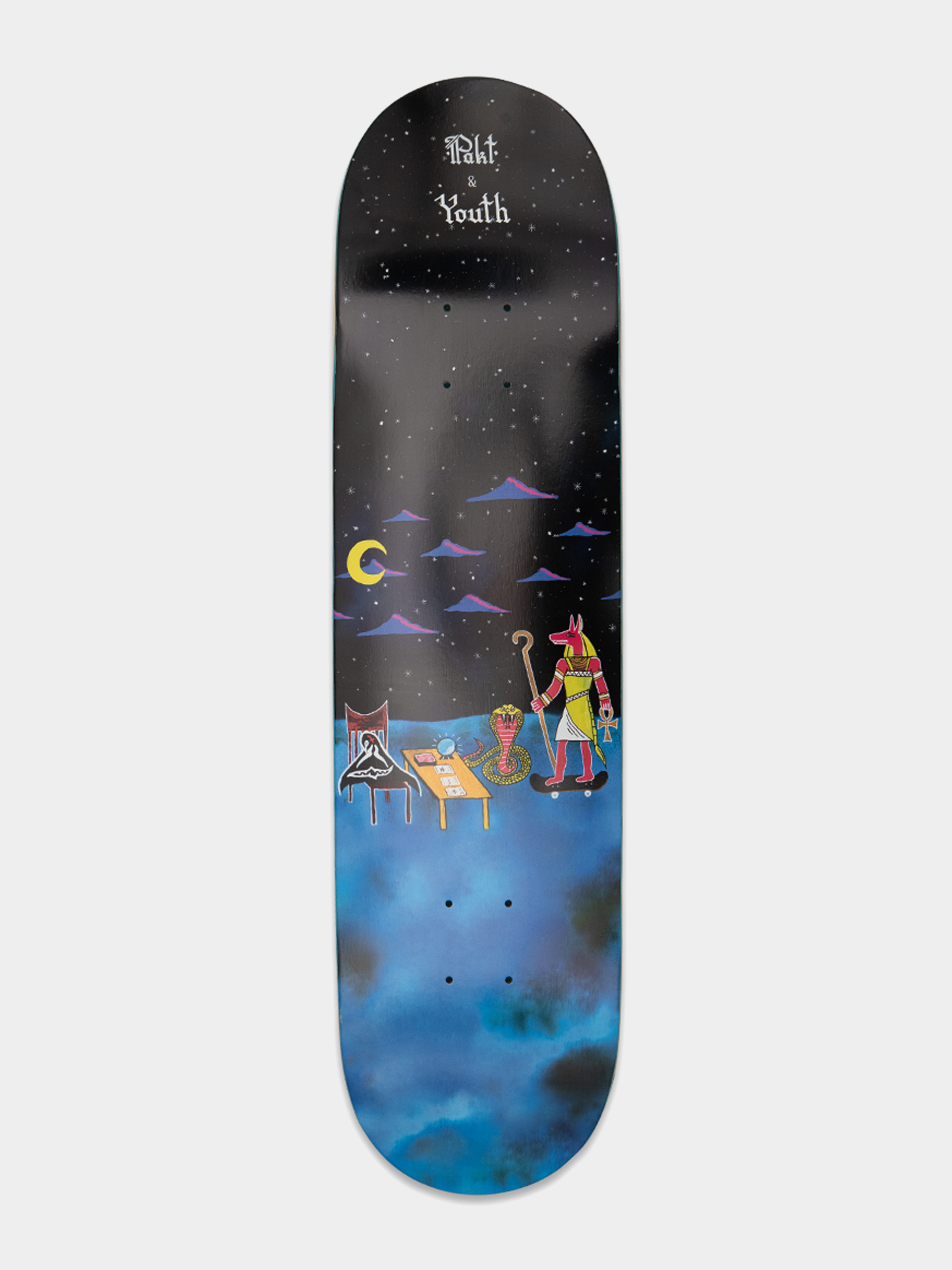 Youth Skateboards X Pakt Anubis Deck (black/navy)