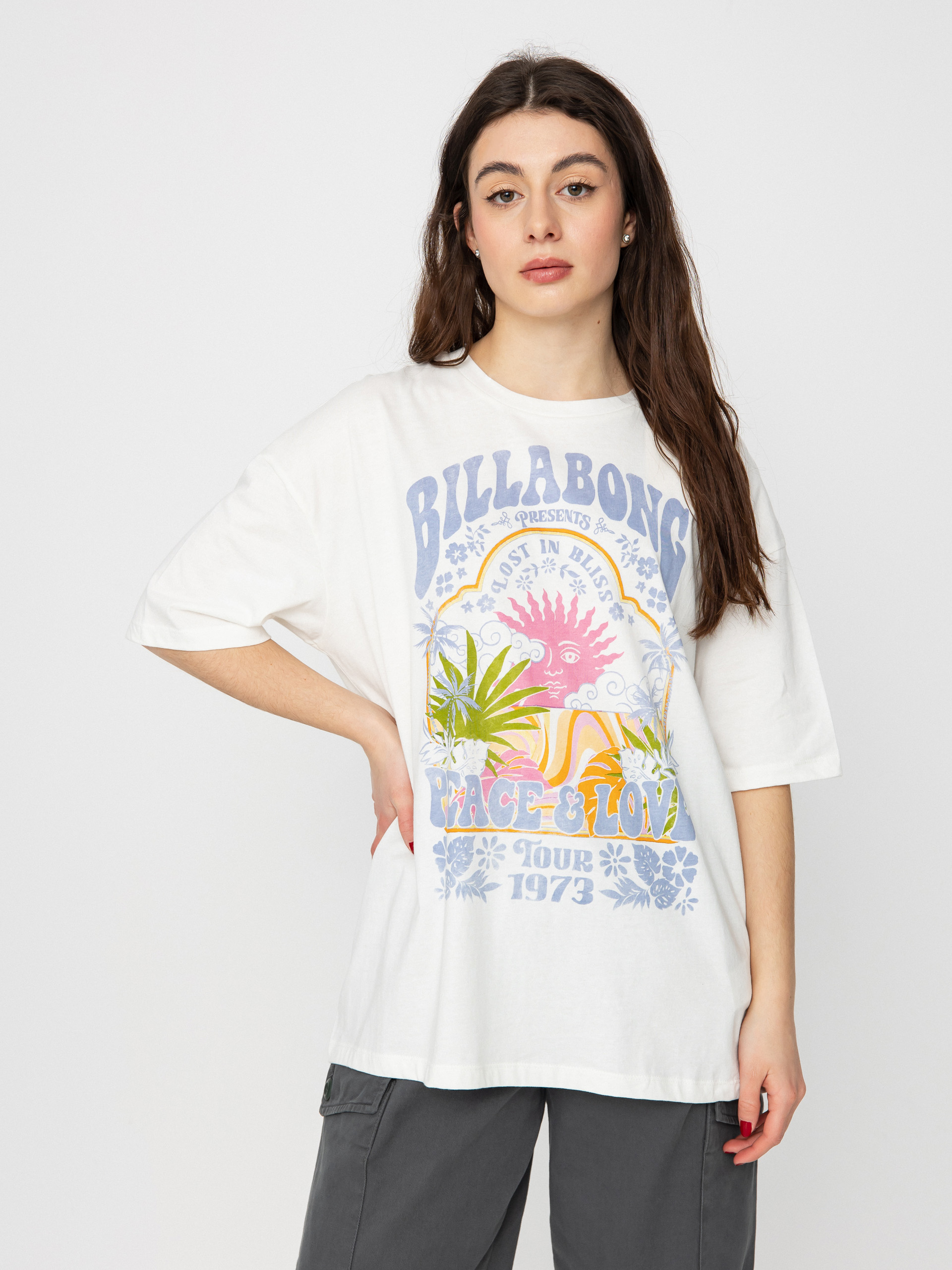 Billabong Peace And Love T-shirt Wmn (salt crystal)