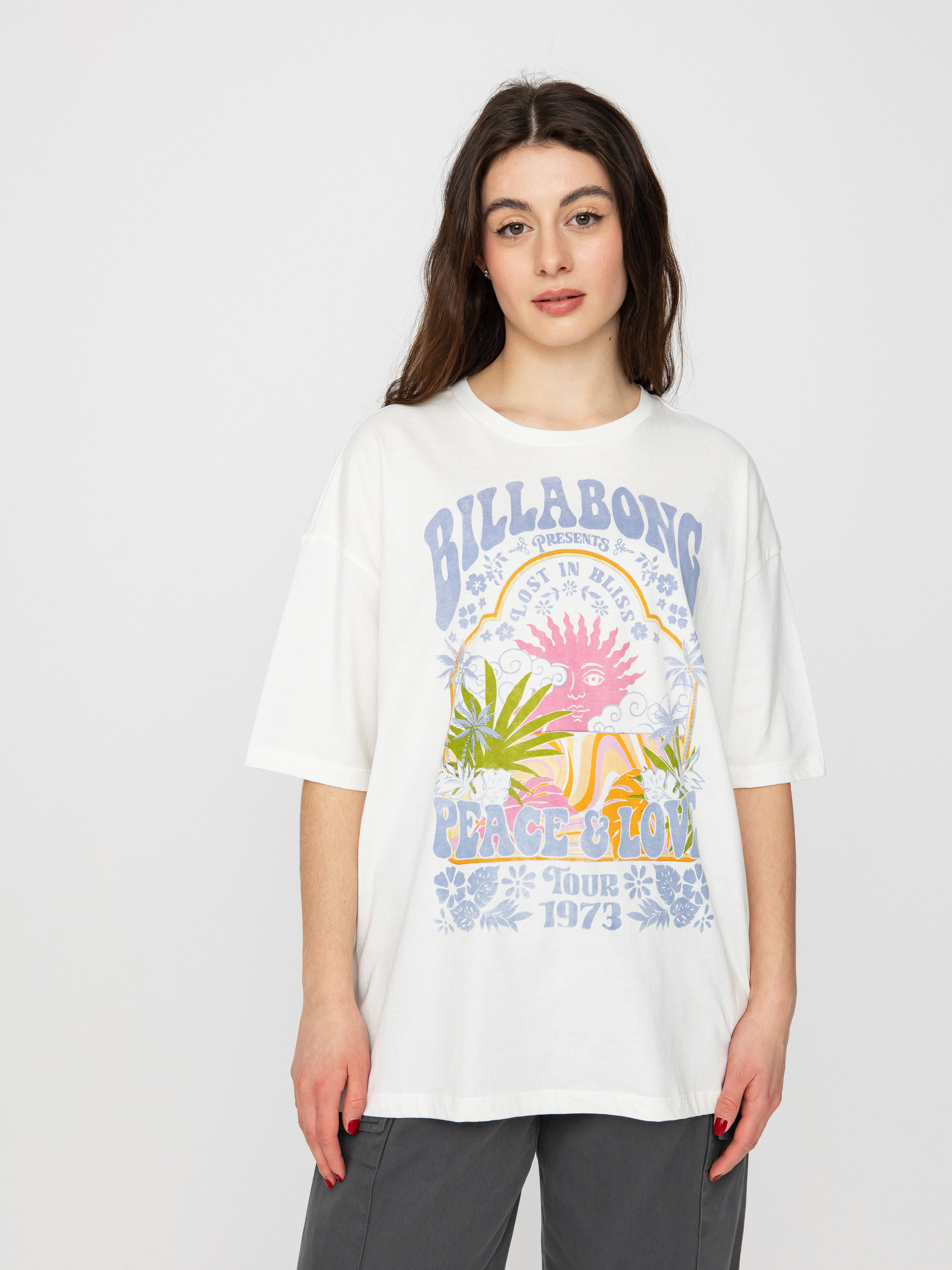 Billabong Peace And Love T-shirt Wmn (salt crystal)