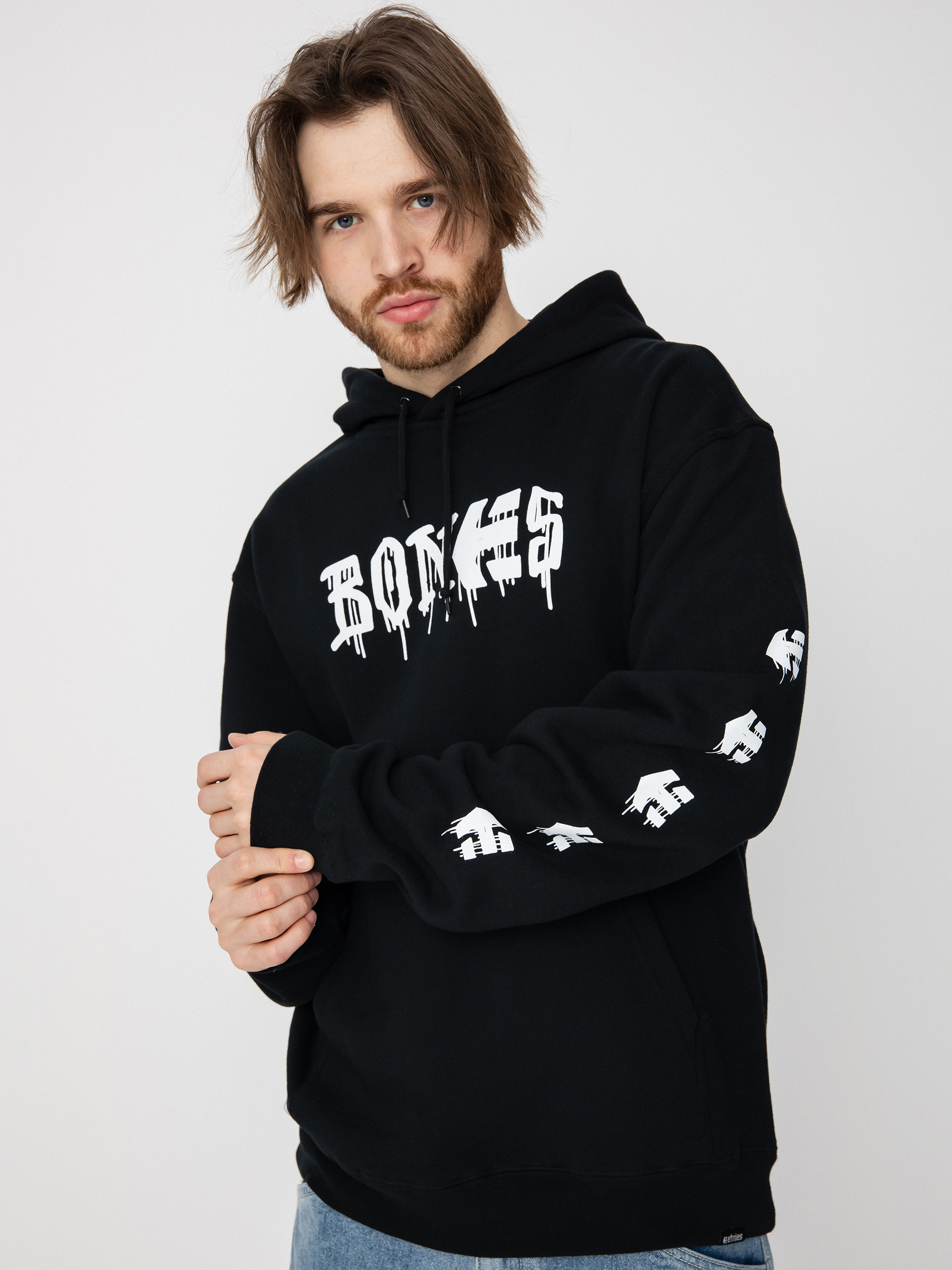 Etnies Bones HD Hoodie black black