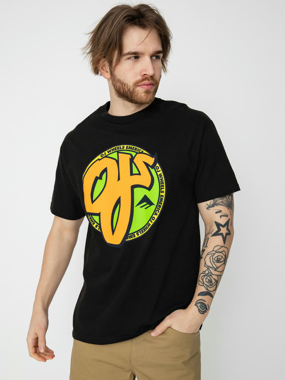 Emerica Oj Circle T-shirt (black)