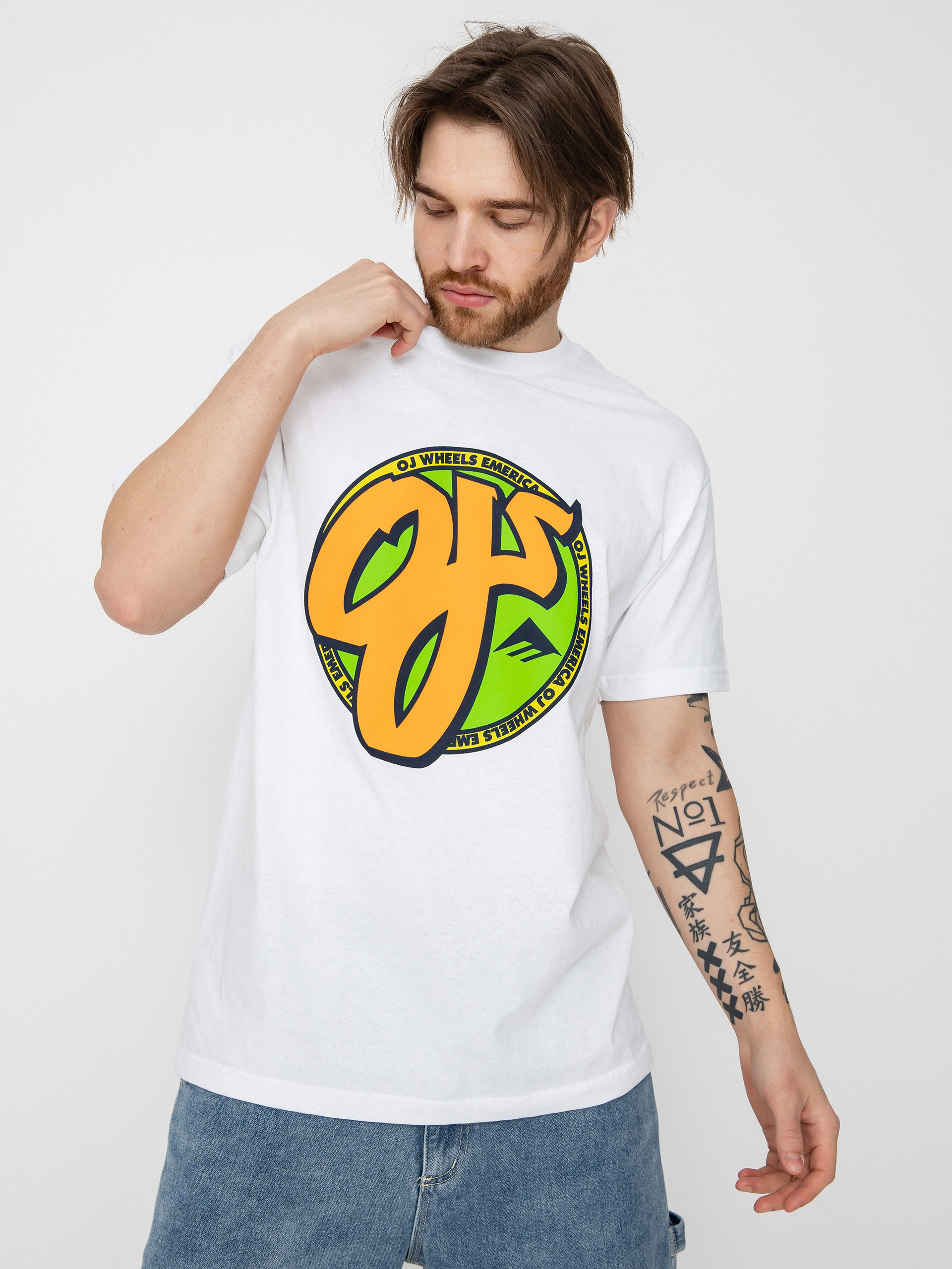 Emerica Oj Circle T-shirt (white)