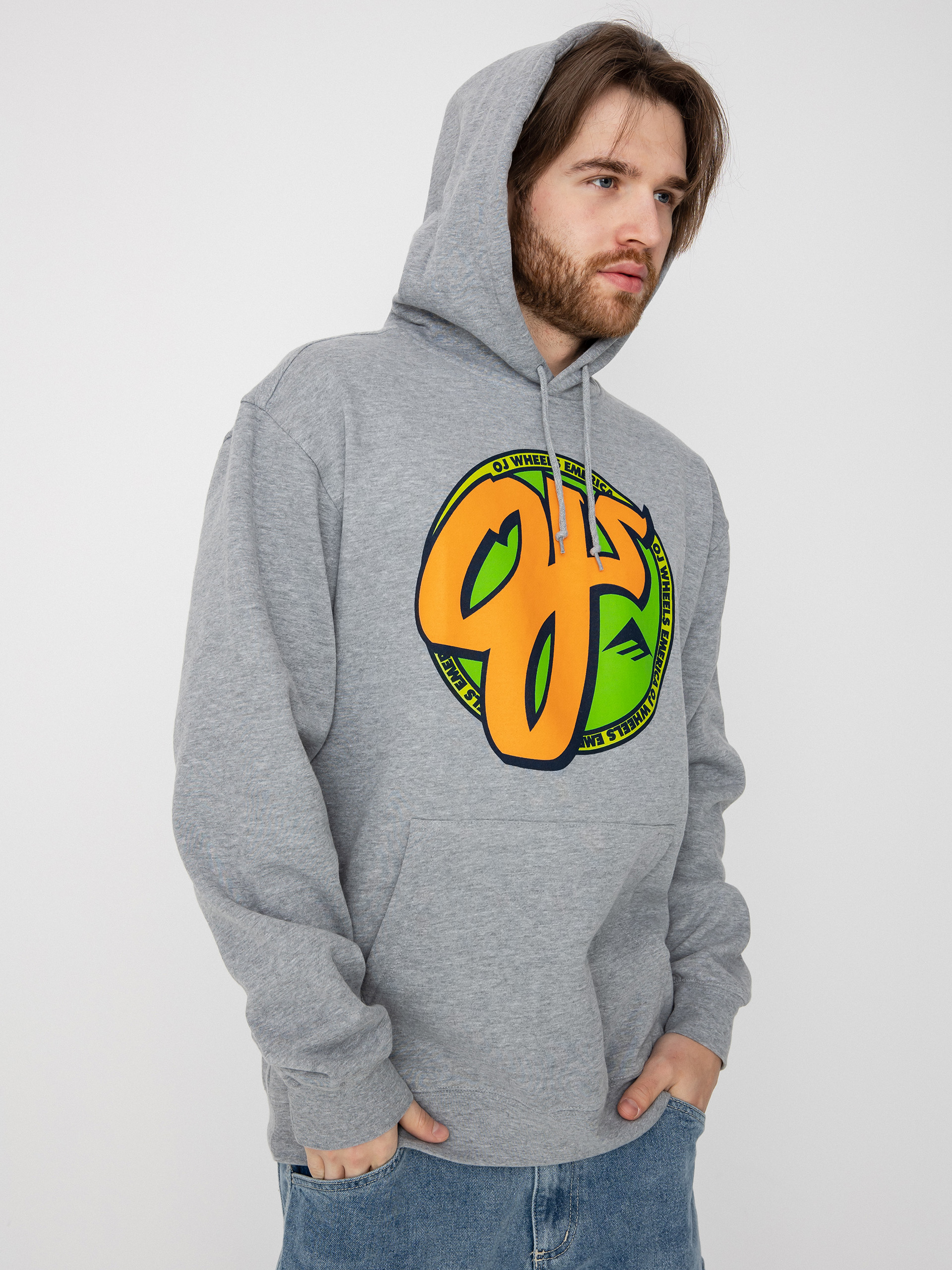 Emerica Oj Circle HD Hoodie (grey/heather)