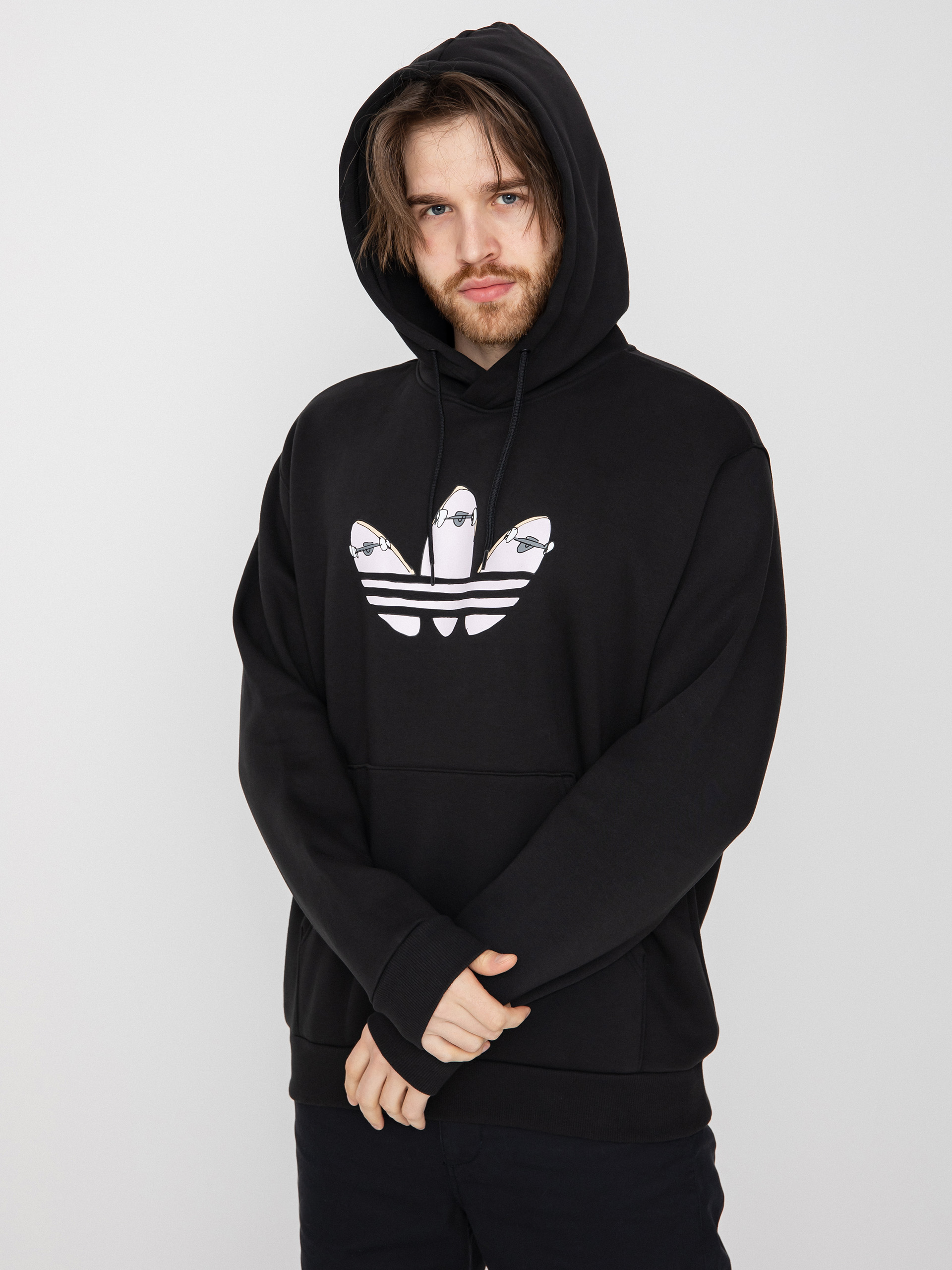 adidas H Jones HD Hoodie (black/almpnk)