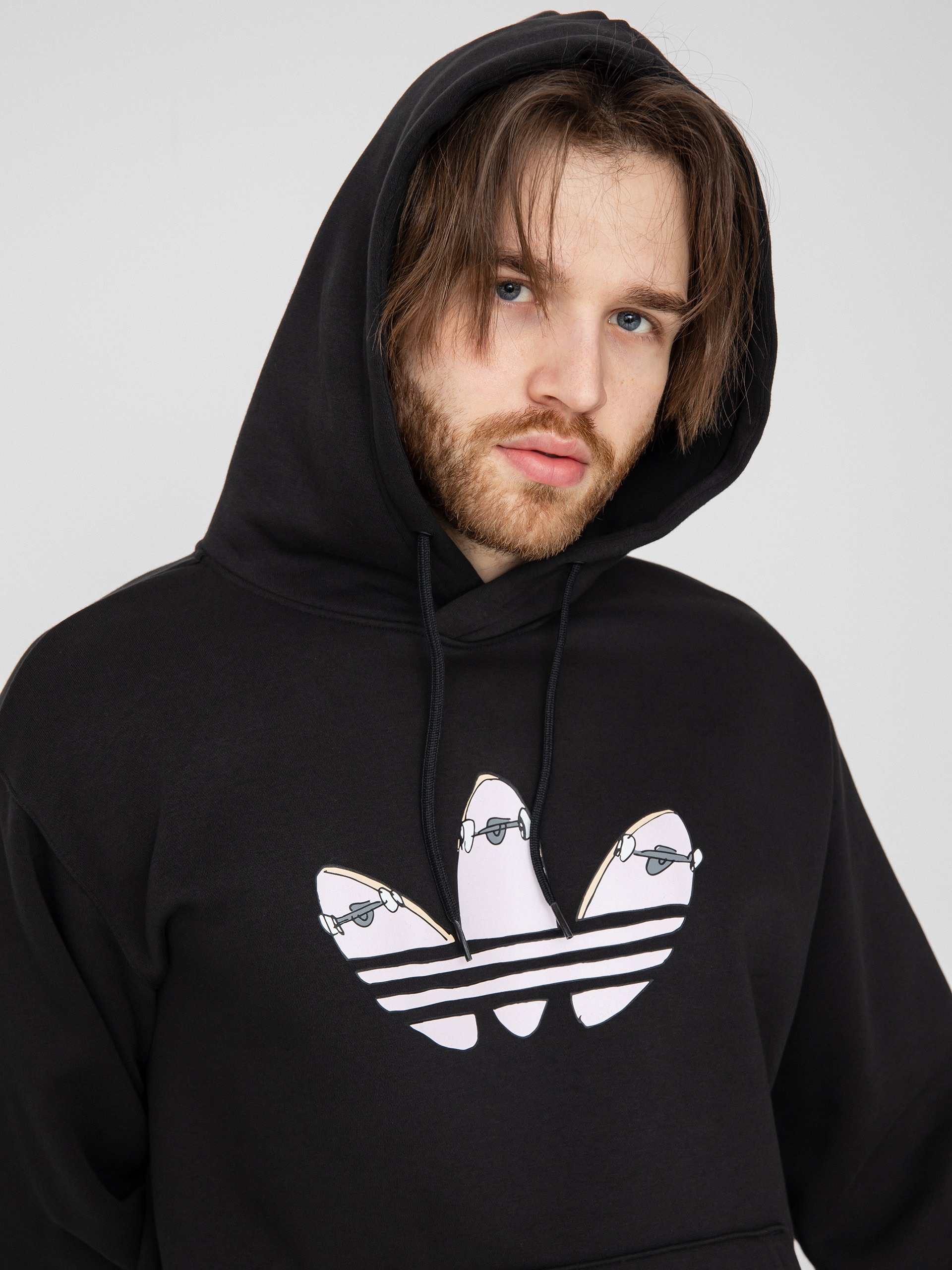 adidas H Jones HD Hoodie (black/almpnk)
