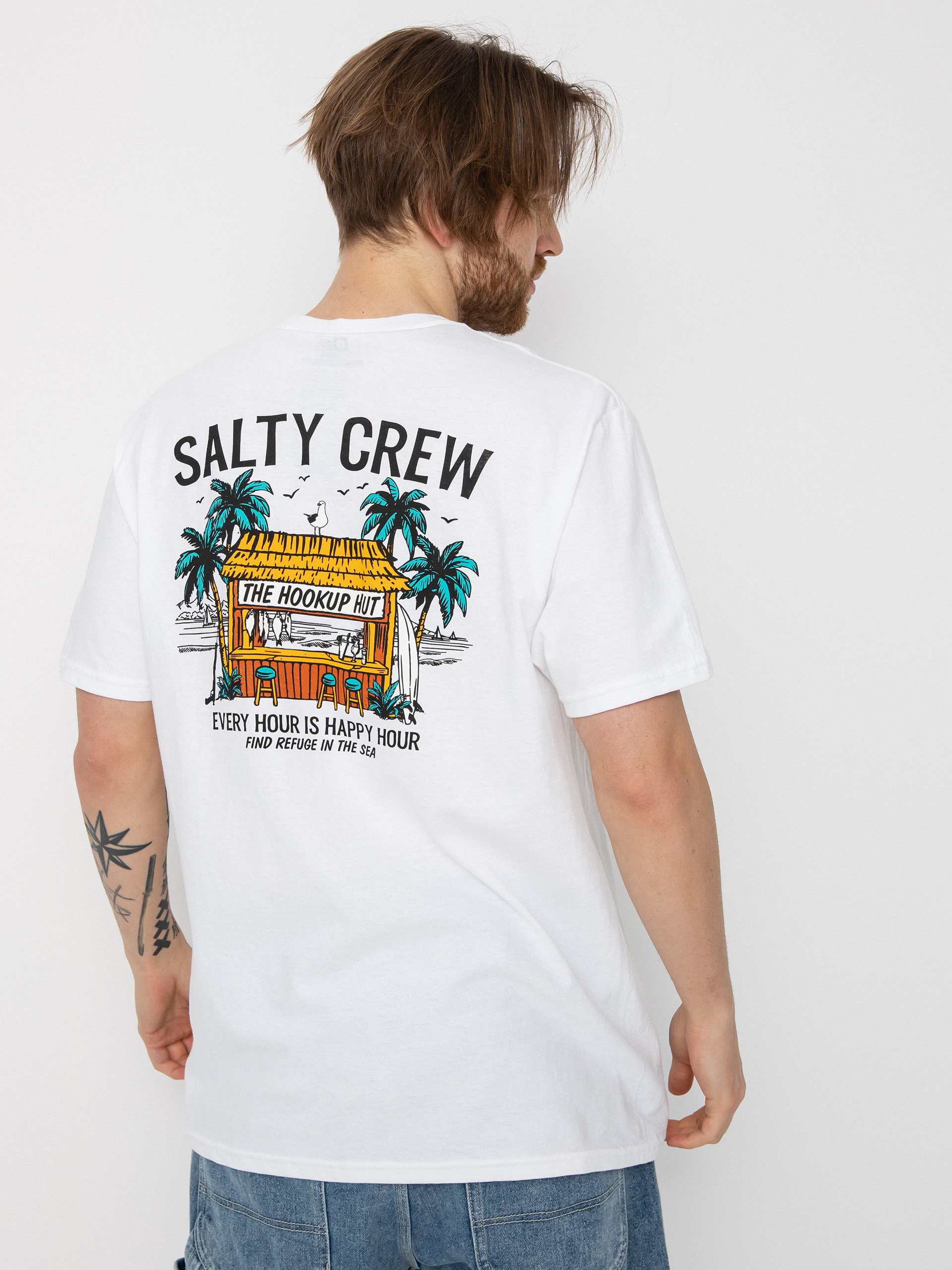 Salty Crew Salty Hut T-shirt (white)