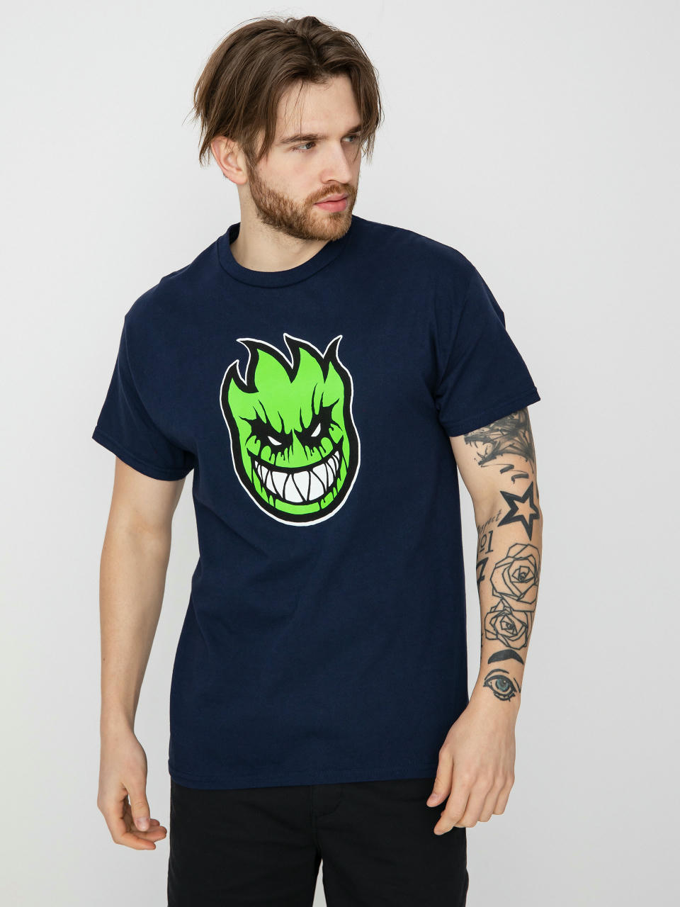 Spitfire Deathmask T-shirt (navy)