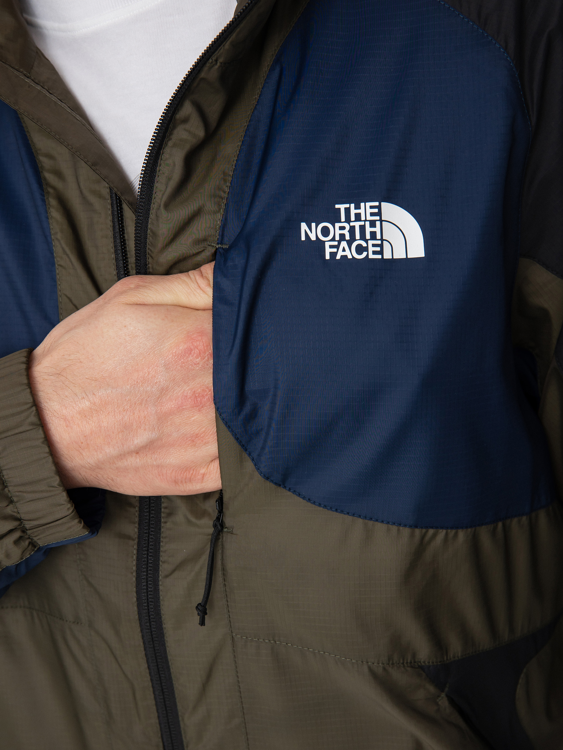 The North Face Tnf X Jacket (new taupe green/summit navy/tnf black)
