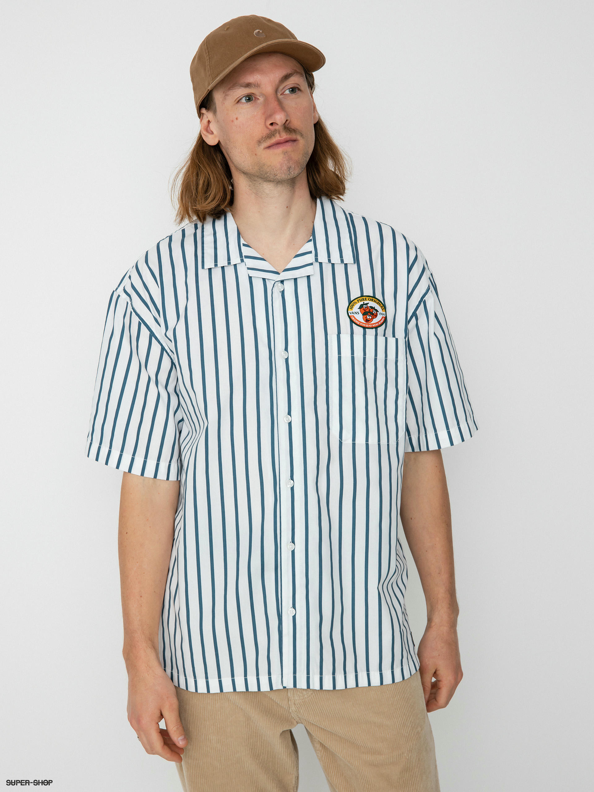 Vans best sale striped shirt