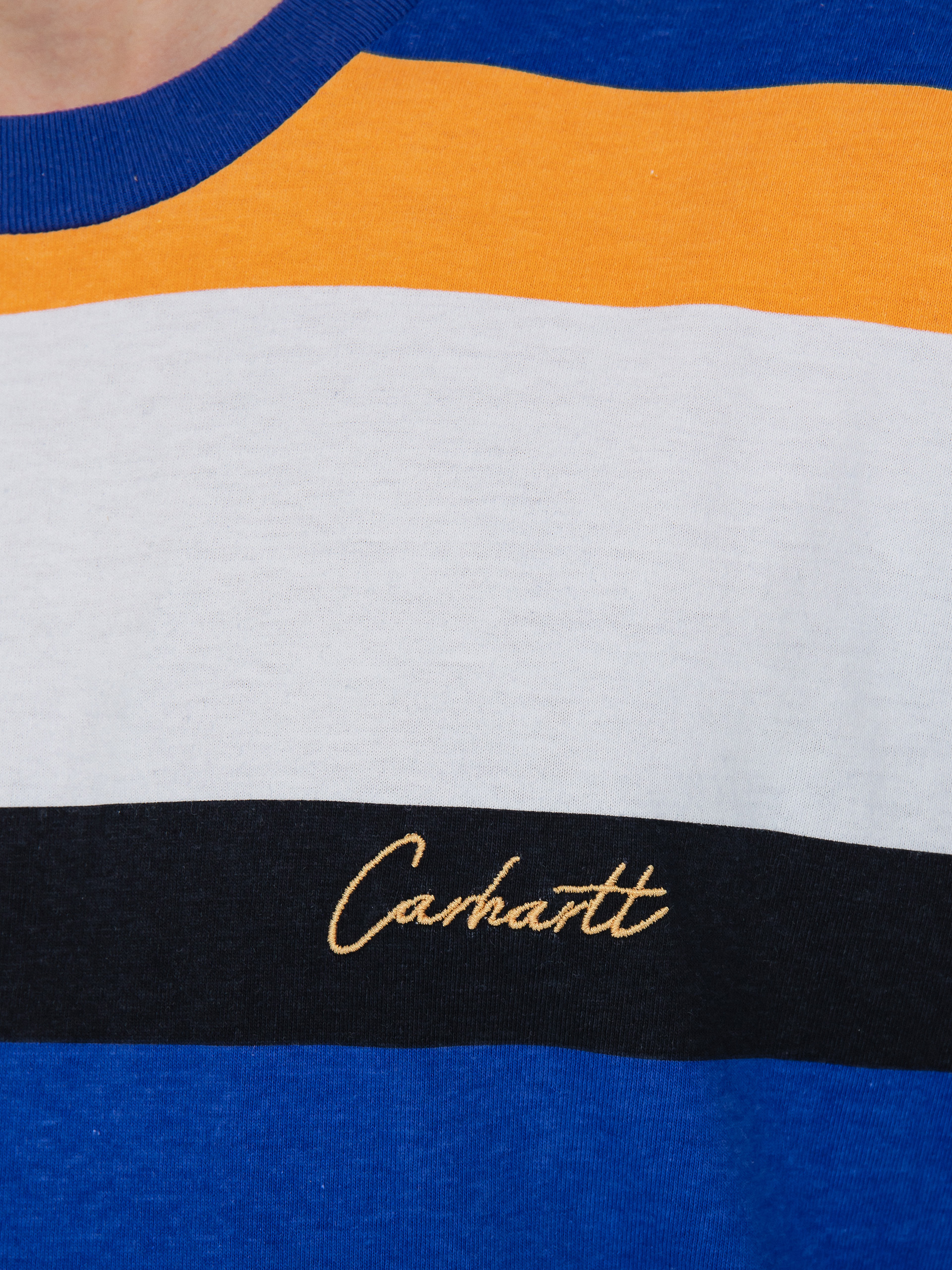 Carhartt WIP Crouser T-Shirt (crouser stripe lazurite)
