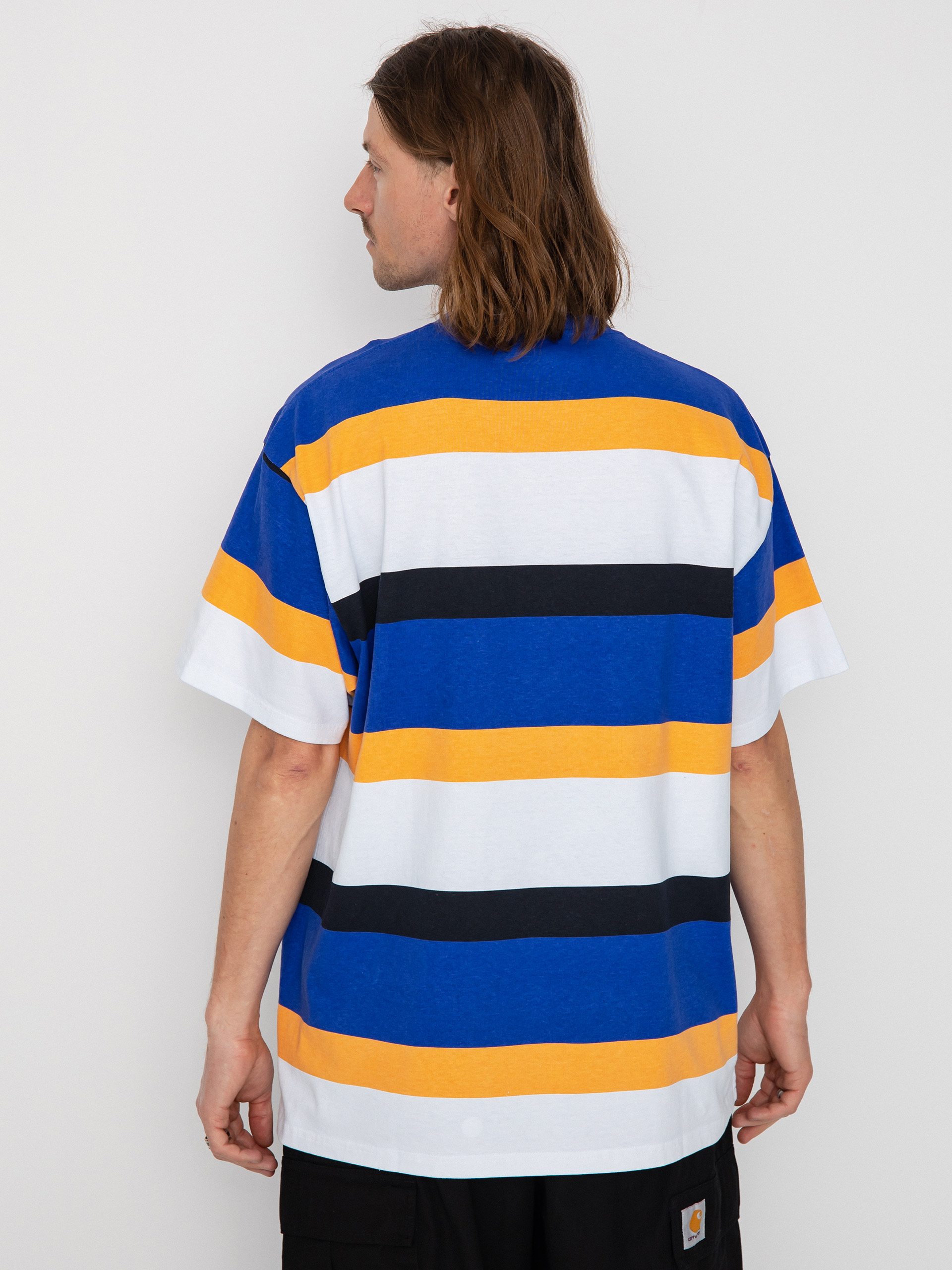 Carhartt WIP Crouser T-Shirt (crouser stripe lazurite)